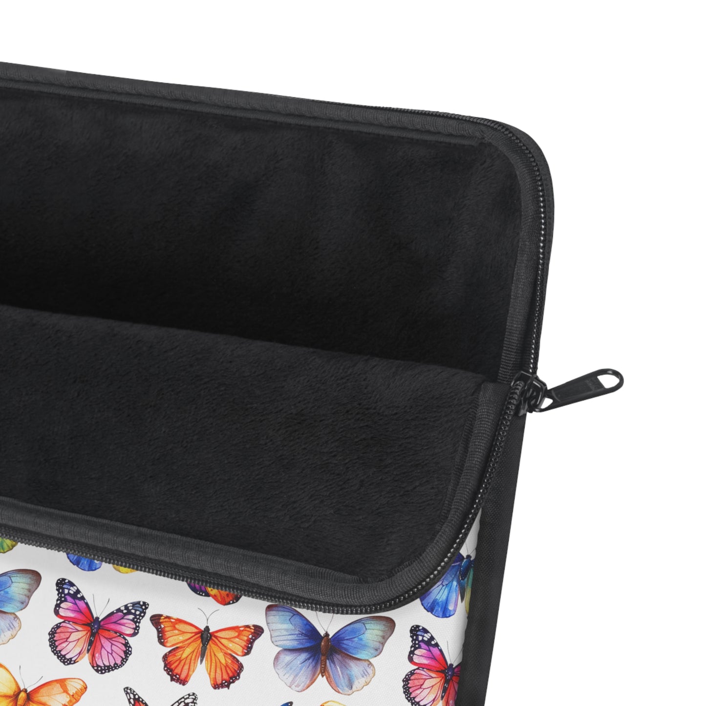 Rainbow Whirl: Butterflies in a Burst of Vibrant Colors Laptop or Ipad Protective Sleeve 3 Sizes Available