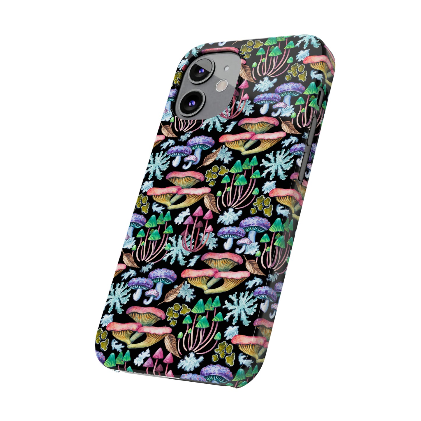 Mushroom Garden Design Iphone 15-12 Slim Phone Case