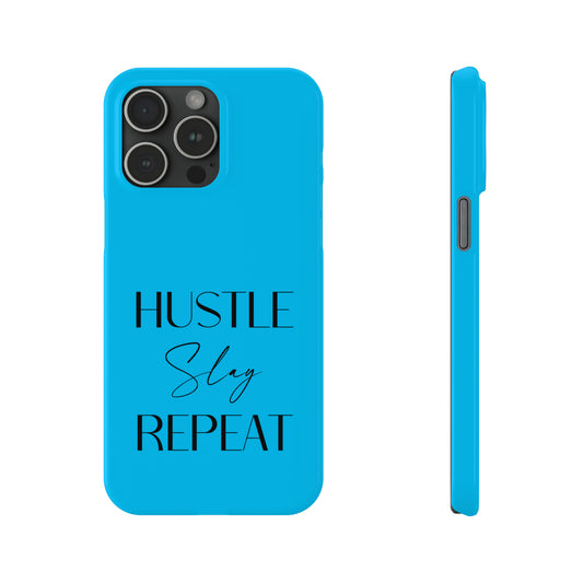 Hustle Slay Repeat Iphone 15-12 Slim Phone Case