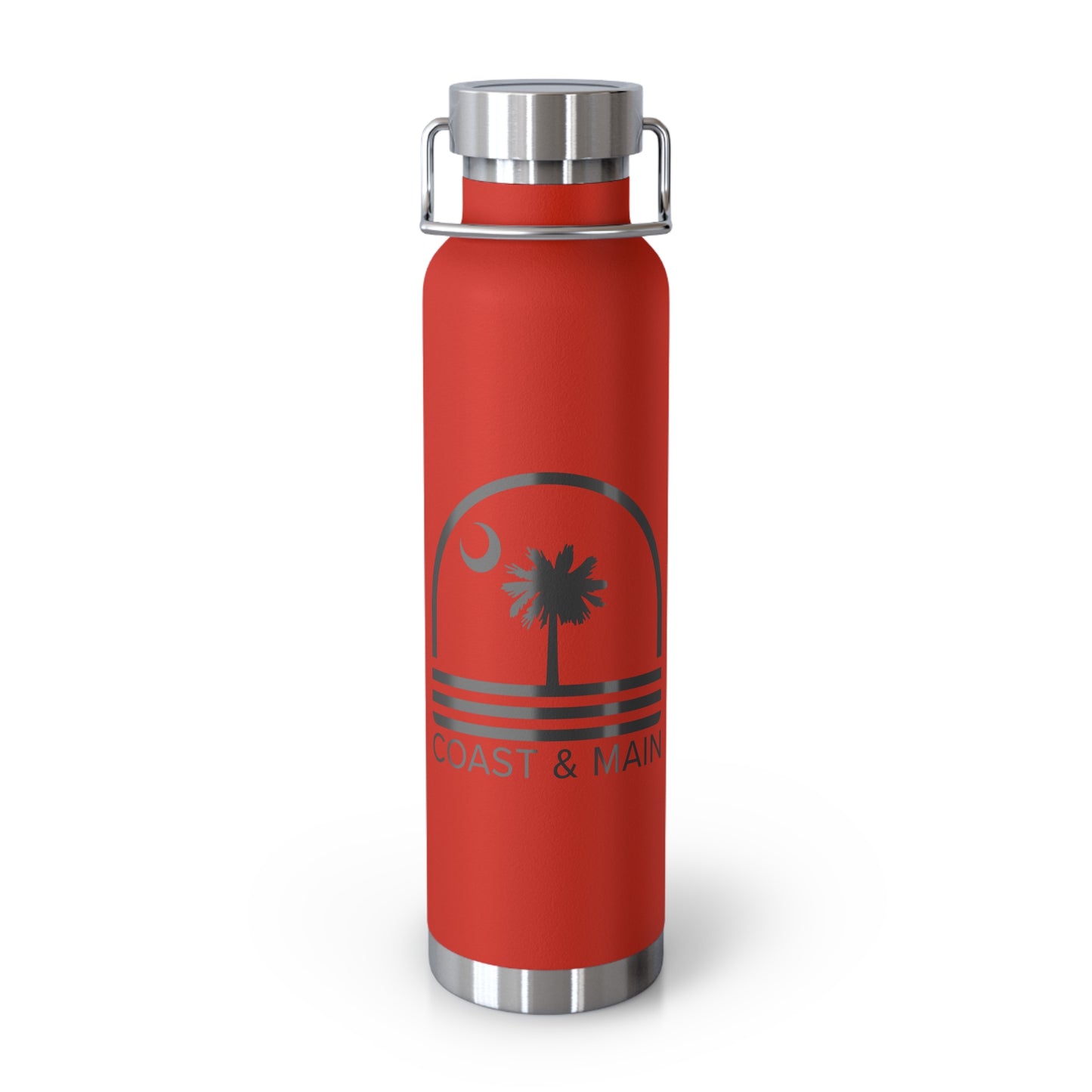 Coast & Main Logo - 22 oz Copper Vacuum Insulated Bottle Multiple Colors