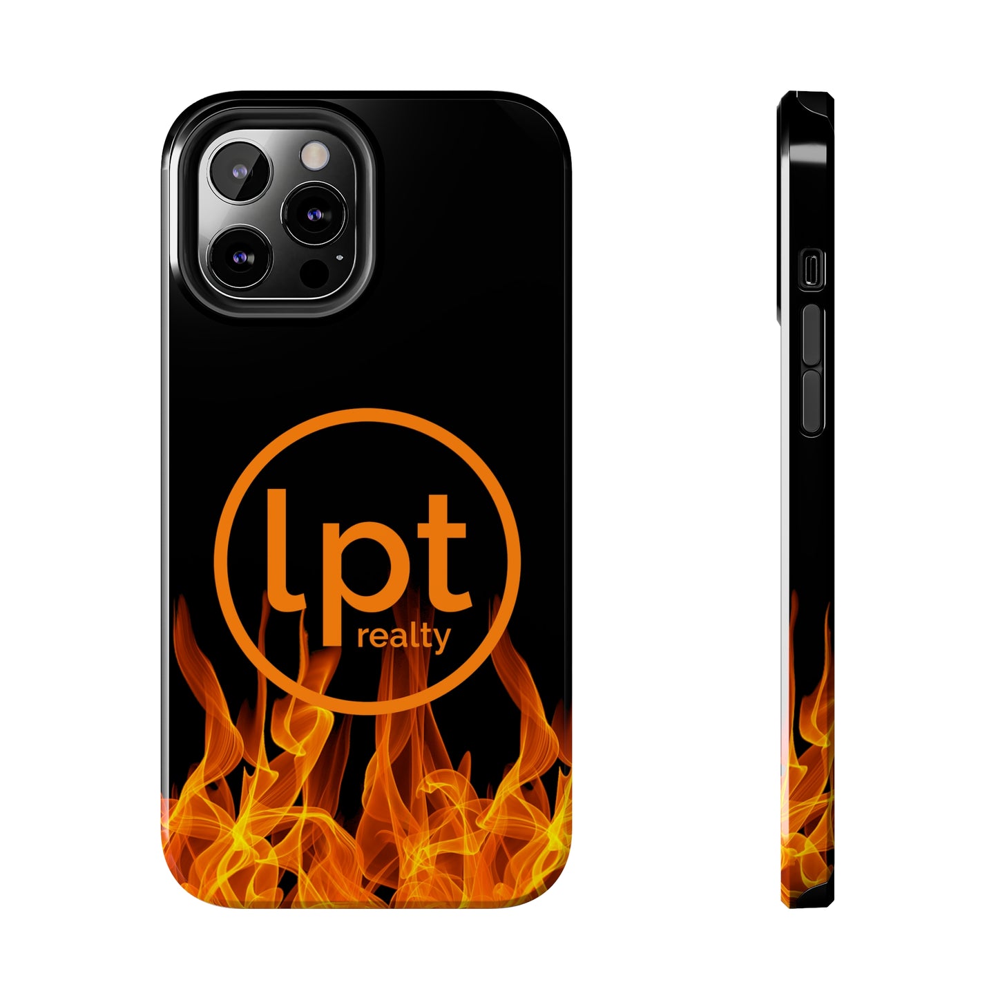 LPT Realty Logo -  Flames of Fire Iphone Tough Phone Case