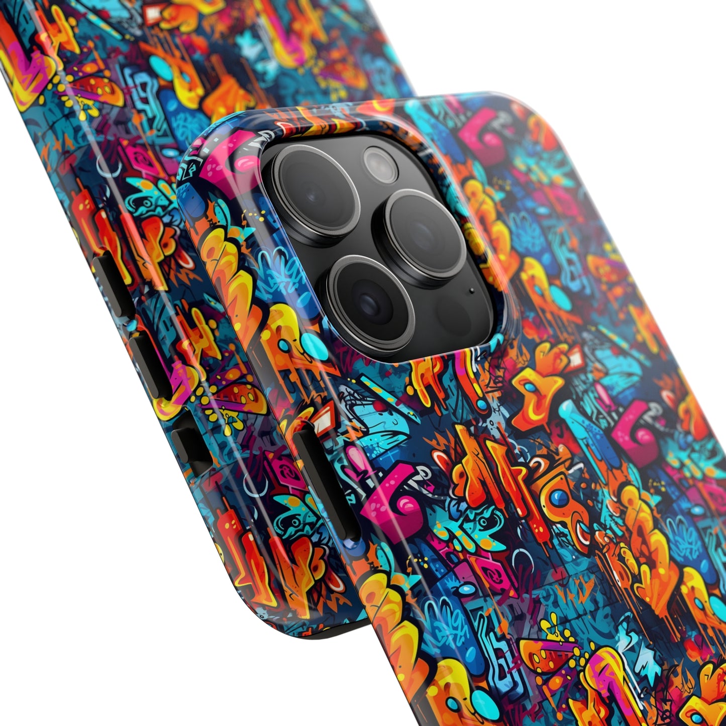 3D Abstract Graffiti Colorful Design Iphone Tough Phone Case