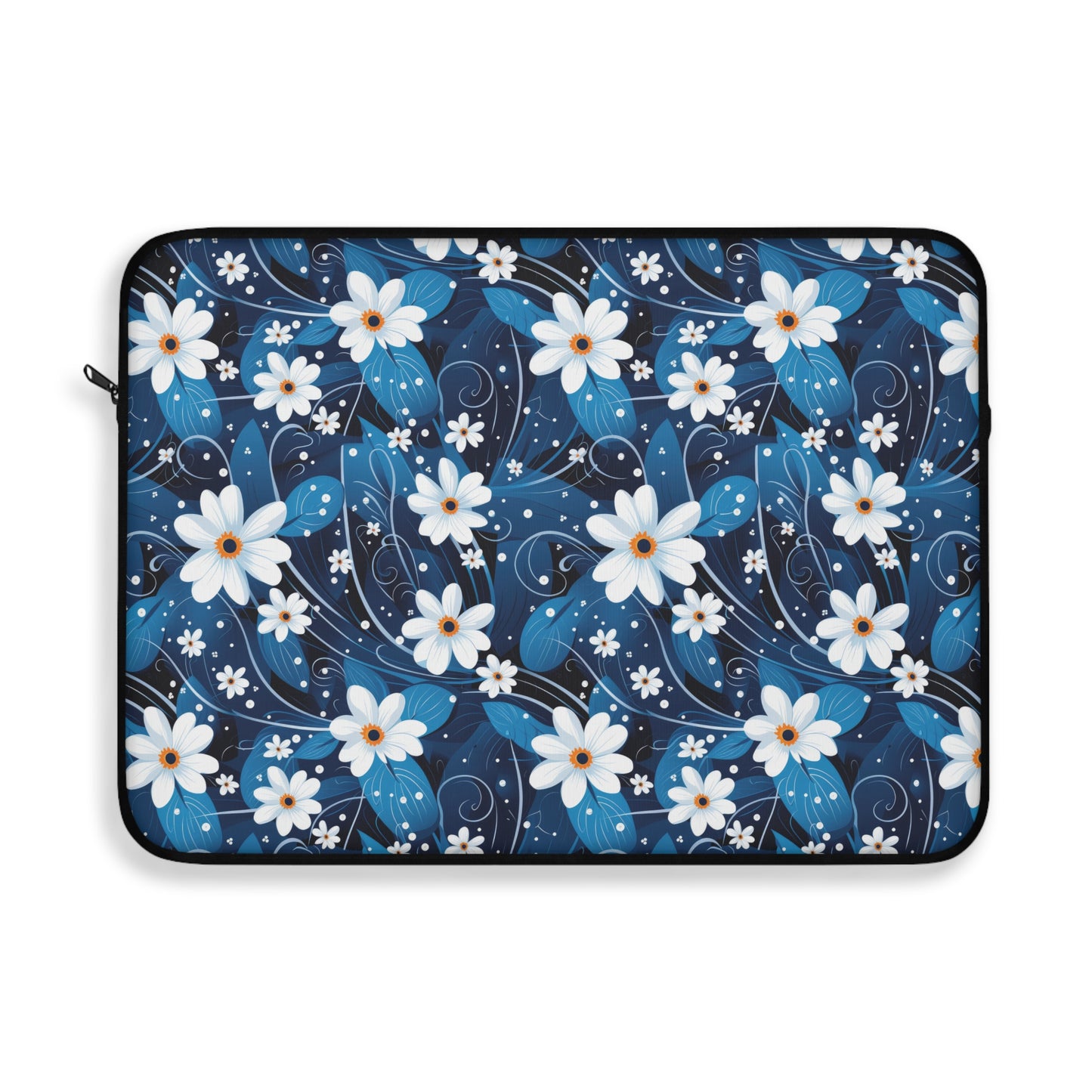 Nighttime Daisies in the Moon's Gentle Glow Laptop or Ipad Protective Sleeve 3 Sizes Available