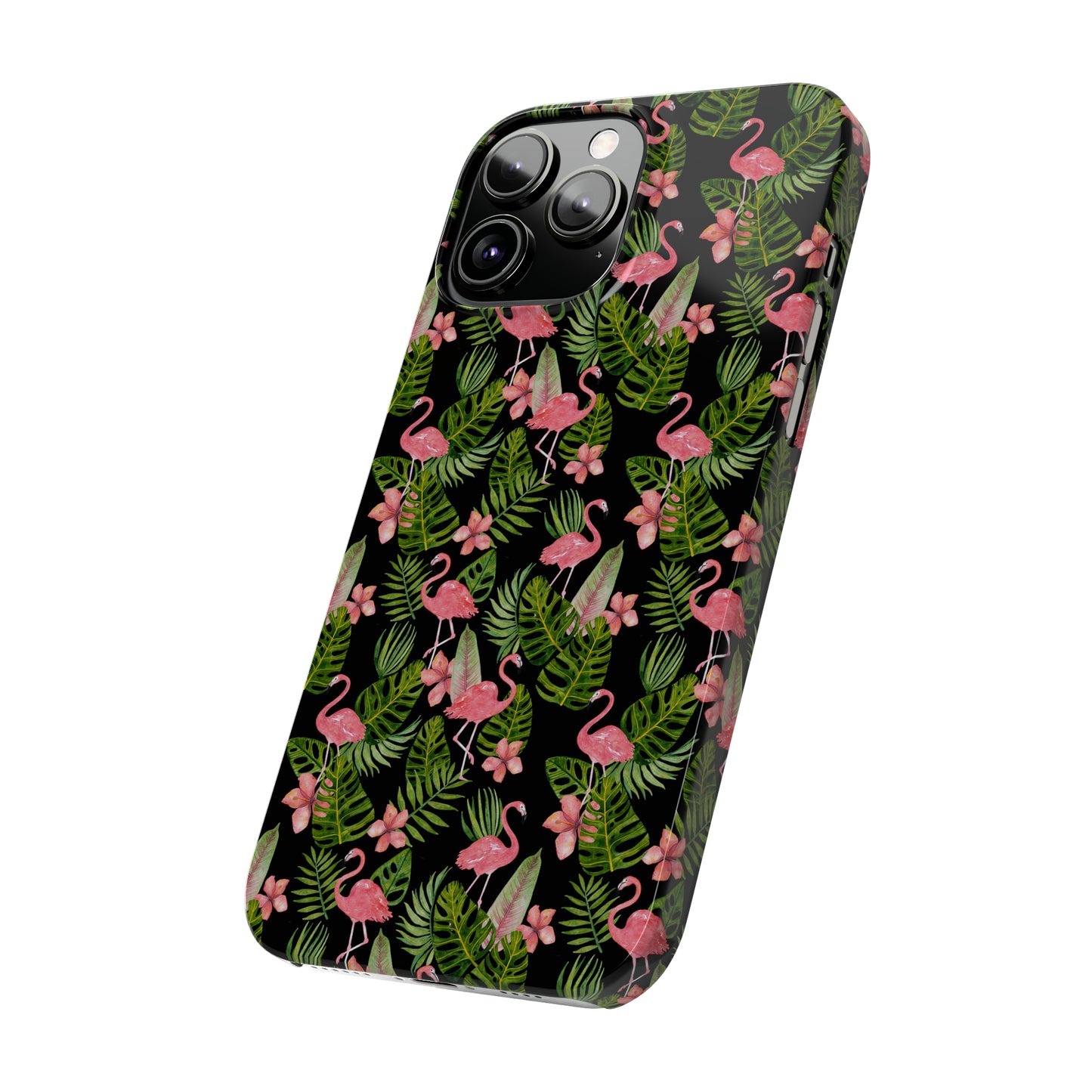 Tropical Flamingos Iphone 15-12 Slim Phone Case