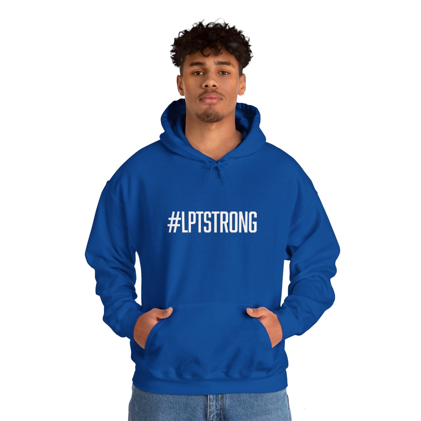 #LPTSTRONG White Lettering - Unisex Hooded Sweatshirt S-5XL - 9 Colors