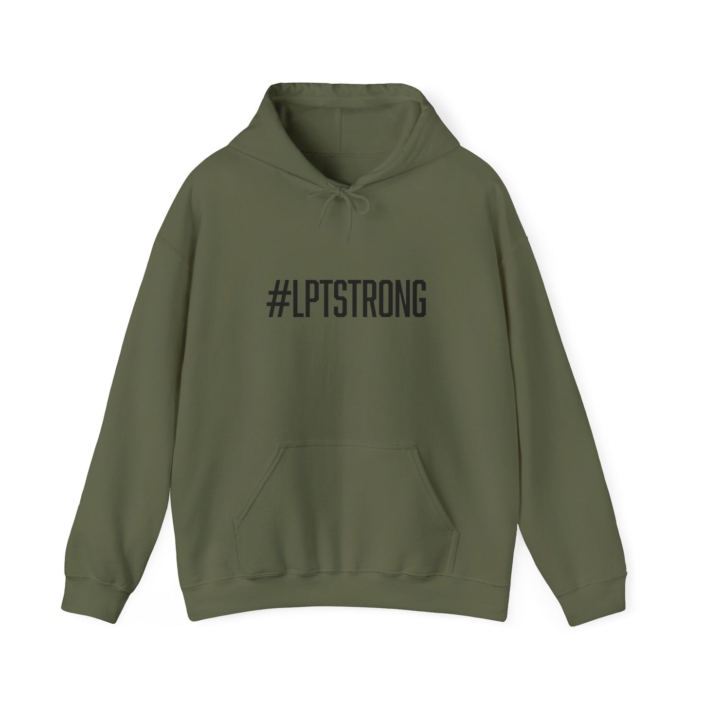 #LPTSTRONG Black Lettering - Hooded Sweatshirt S-5XL