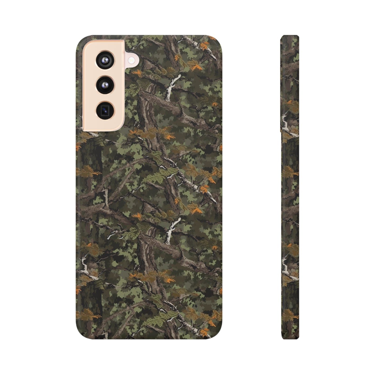 Mossy Oak Style Camouflage Design Samsung Slim Cases