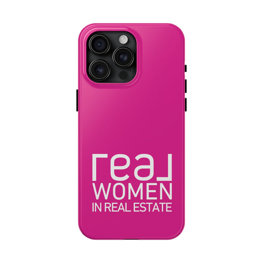 Pink - REAL WOMEN IN REAL ESTATE Iphone Tough Phone Case