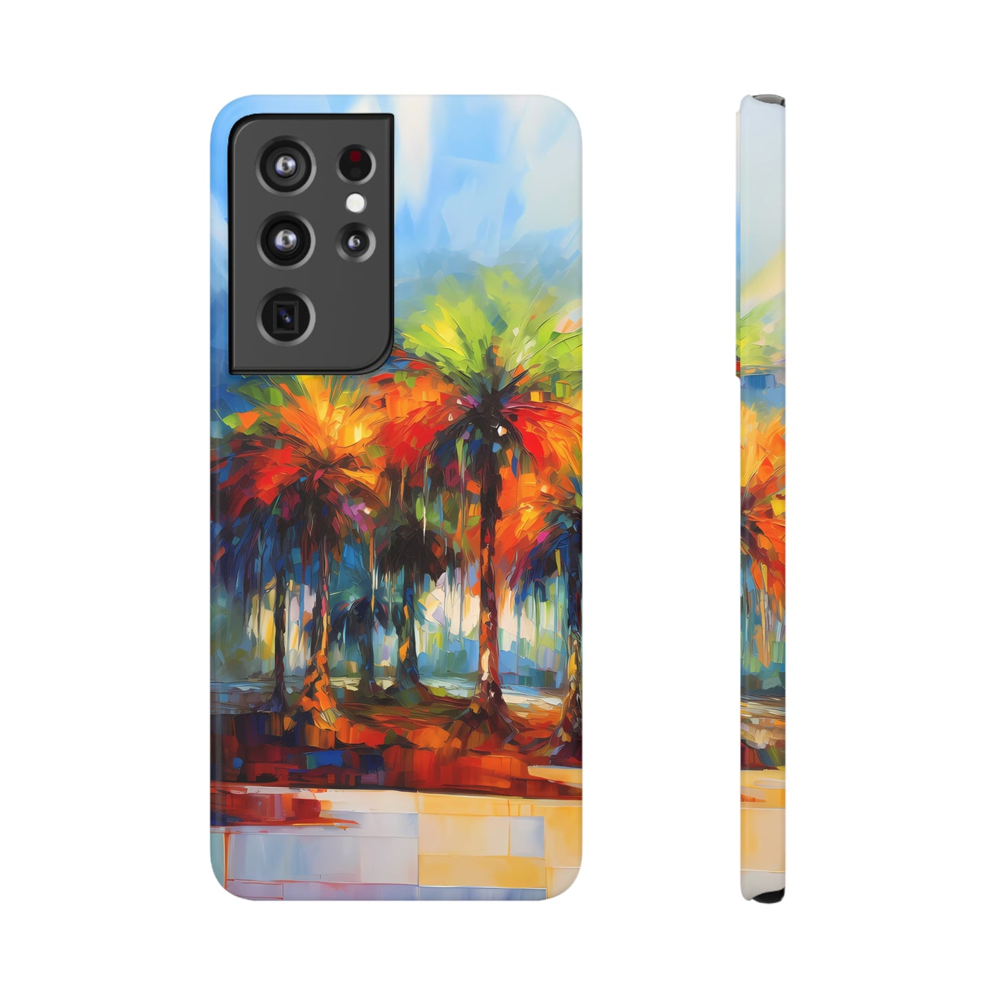 Dynamic Palmettos Abstract Depiction of South Carolina's Iconic Trees  Samsung Slim Cases