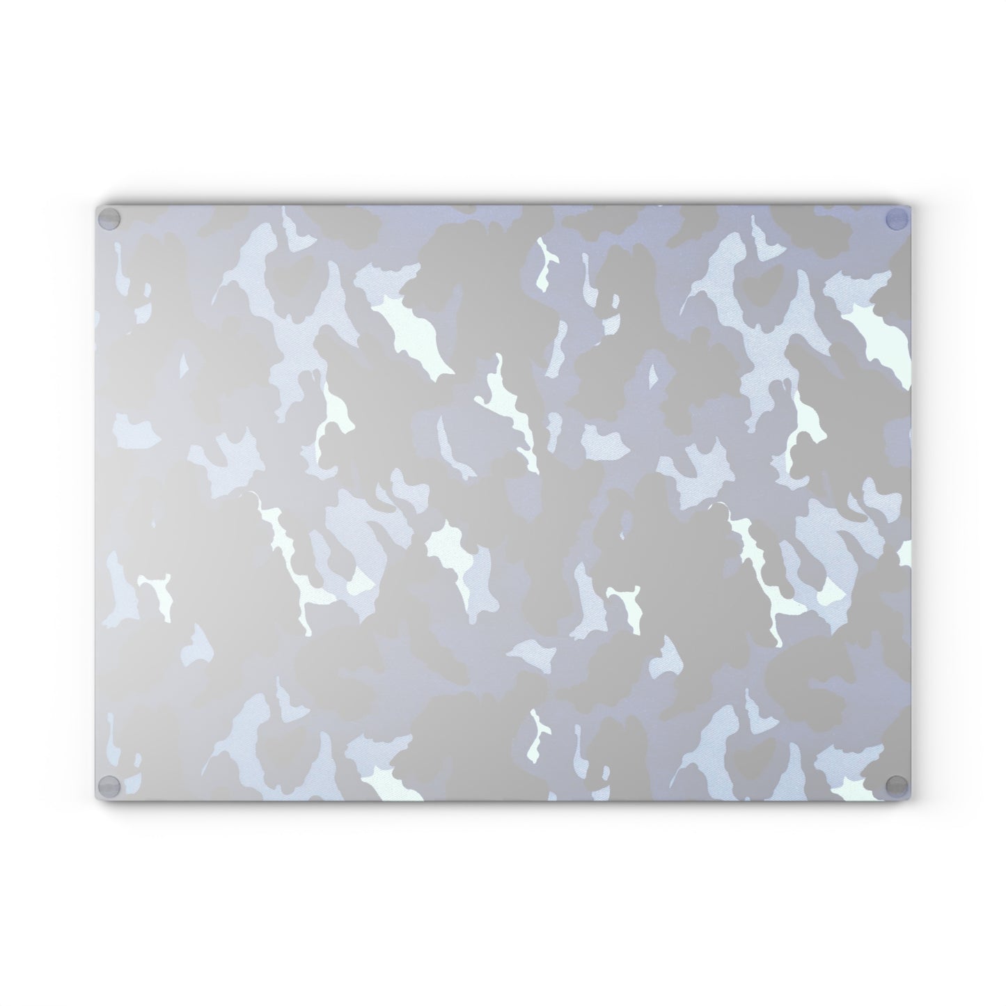 Deep Sea Concealment: Navy Blue Camouflage - Glass Cutting Board  8" x 11" and 11" x 15"