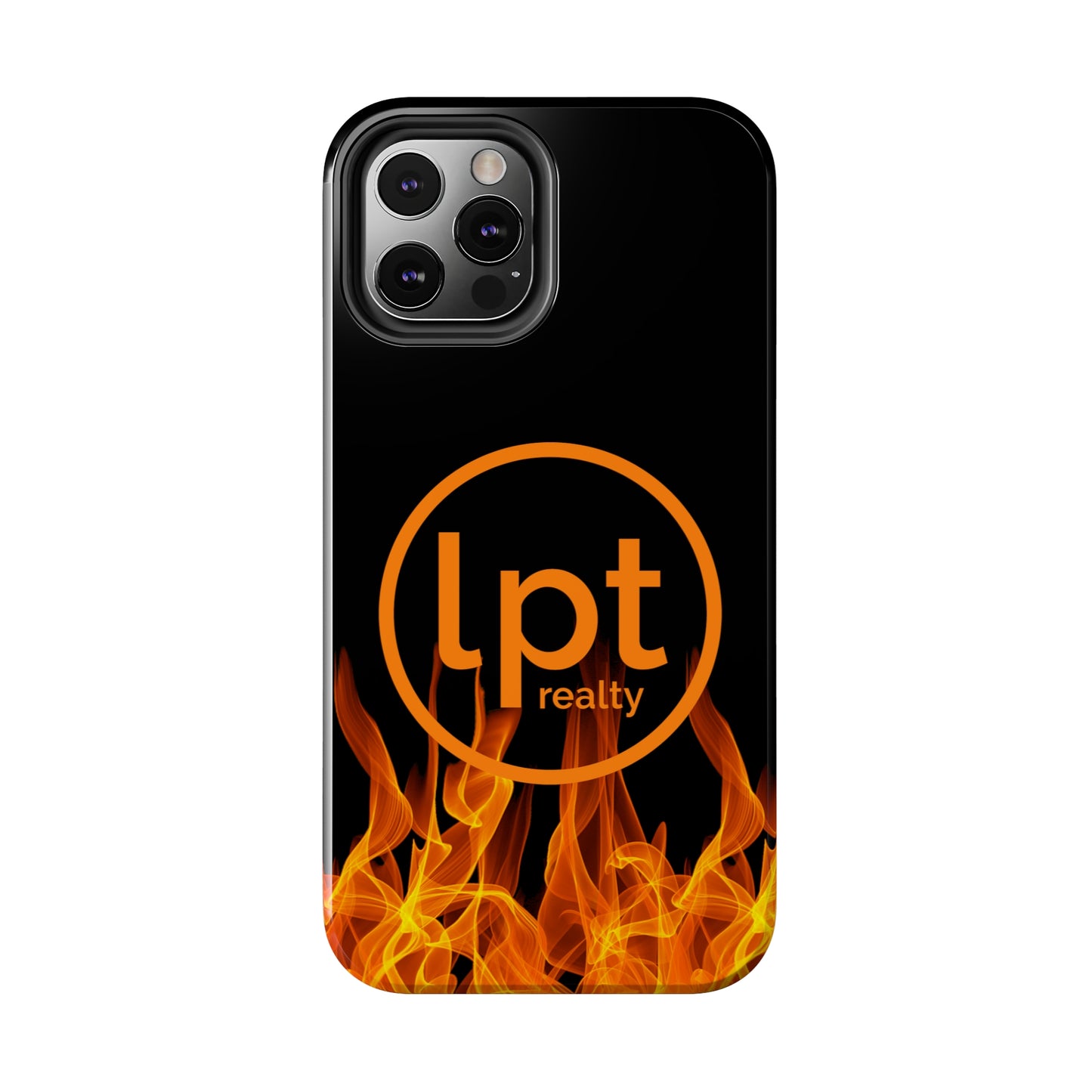 LPT Realty Logo -  Flames of Fire Iphone Tough Phone Case