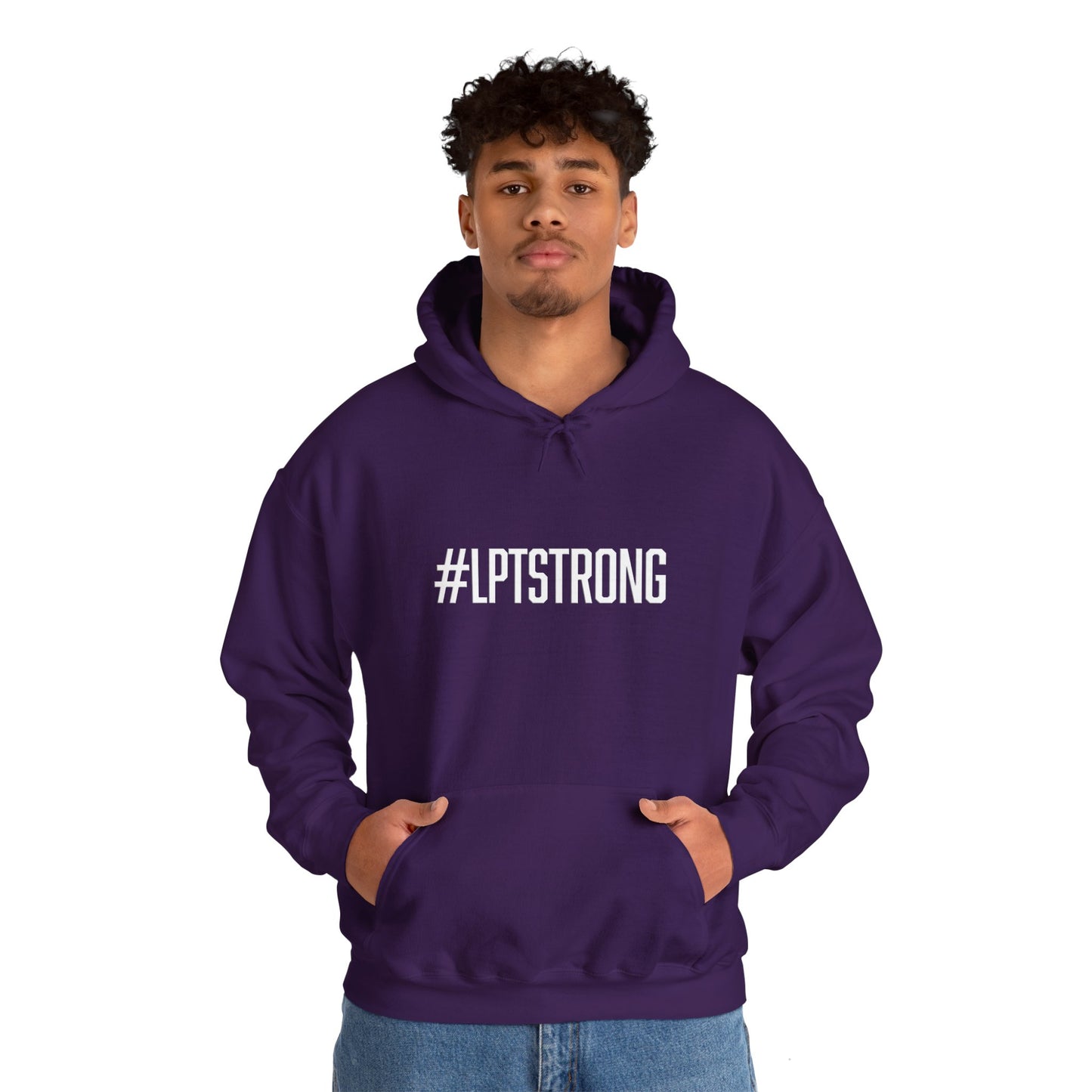 #LPTSTRONG White Lettering - Unisex Hooded Sweatshirt S-5XL - 9 Colors