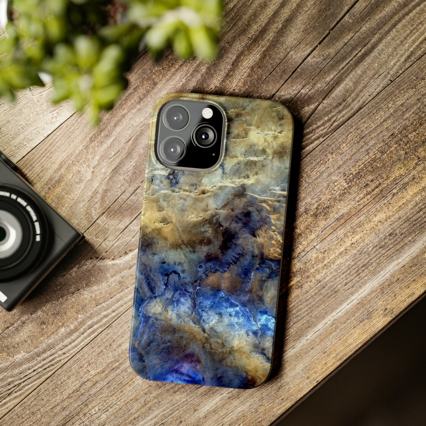 Ocean and Beach Abstract Iphone 15-12 Slim Phone Case