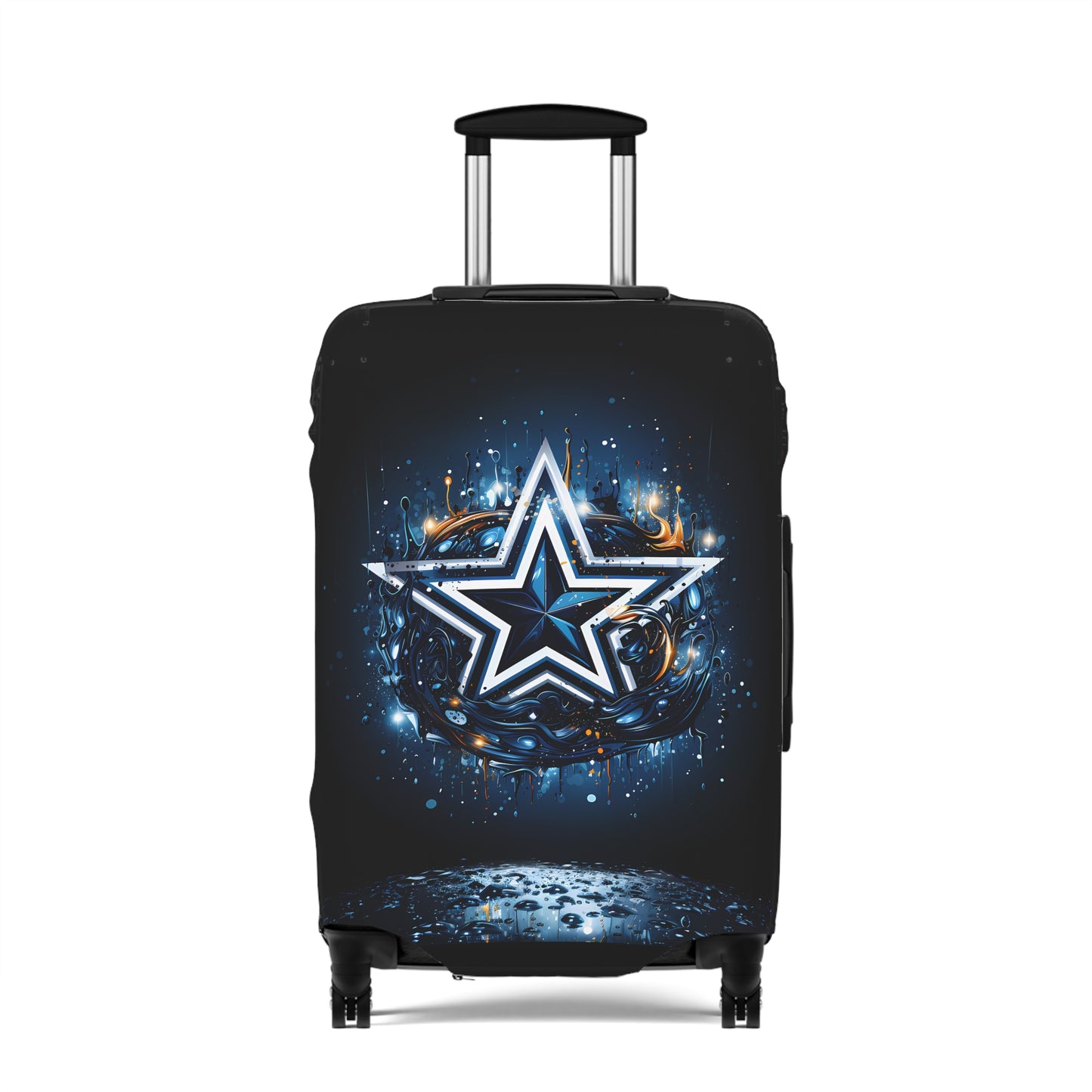 Dallas Cowboys Themed Design with Large Star  - Luggage Protector and Cover 3 Sizes