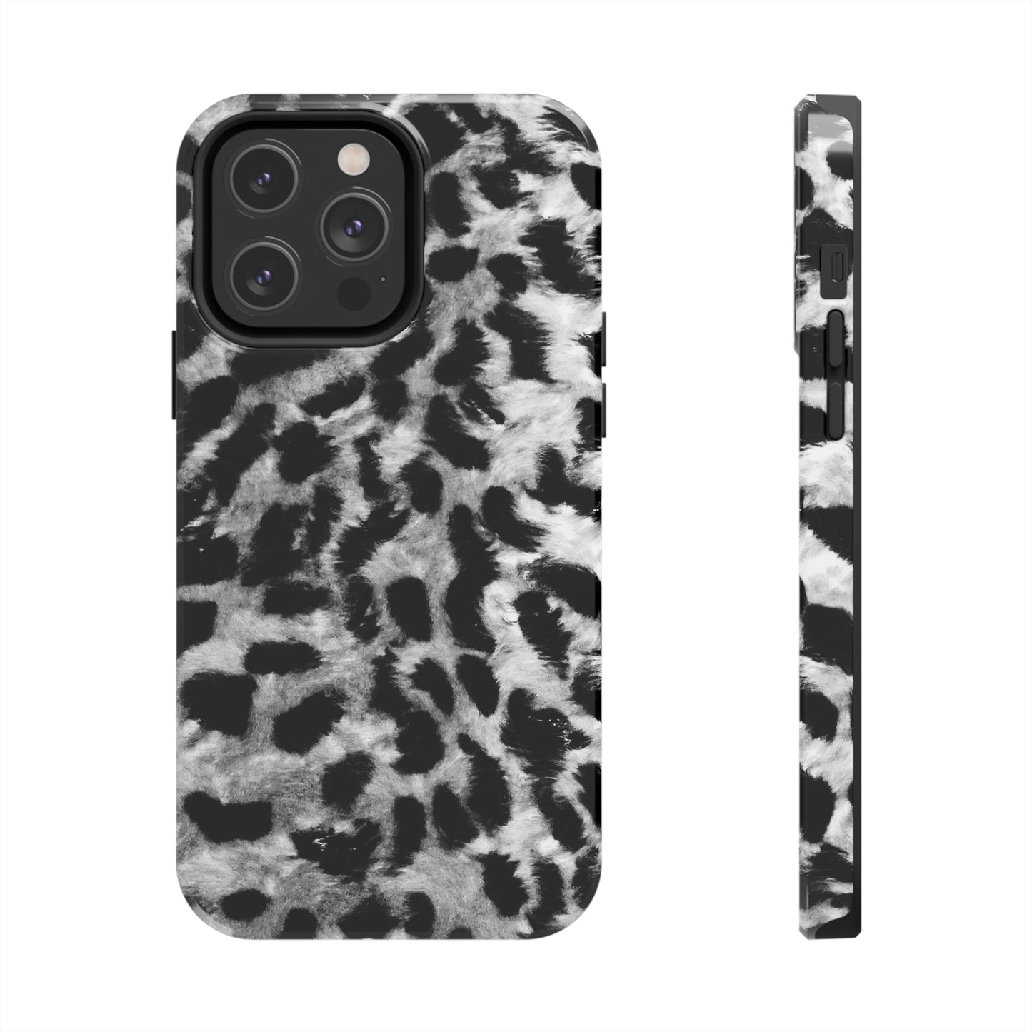 Leopard Fur Print Iphone Tough Phone Case