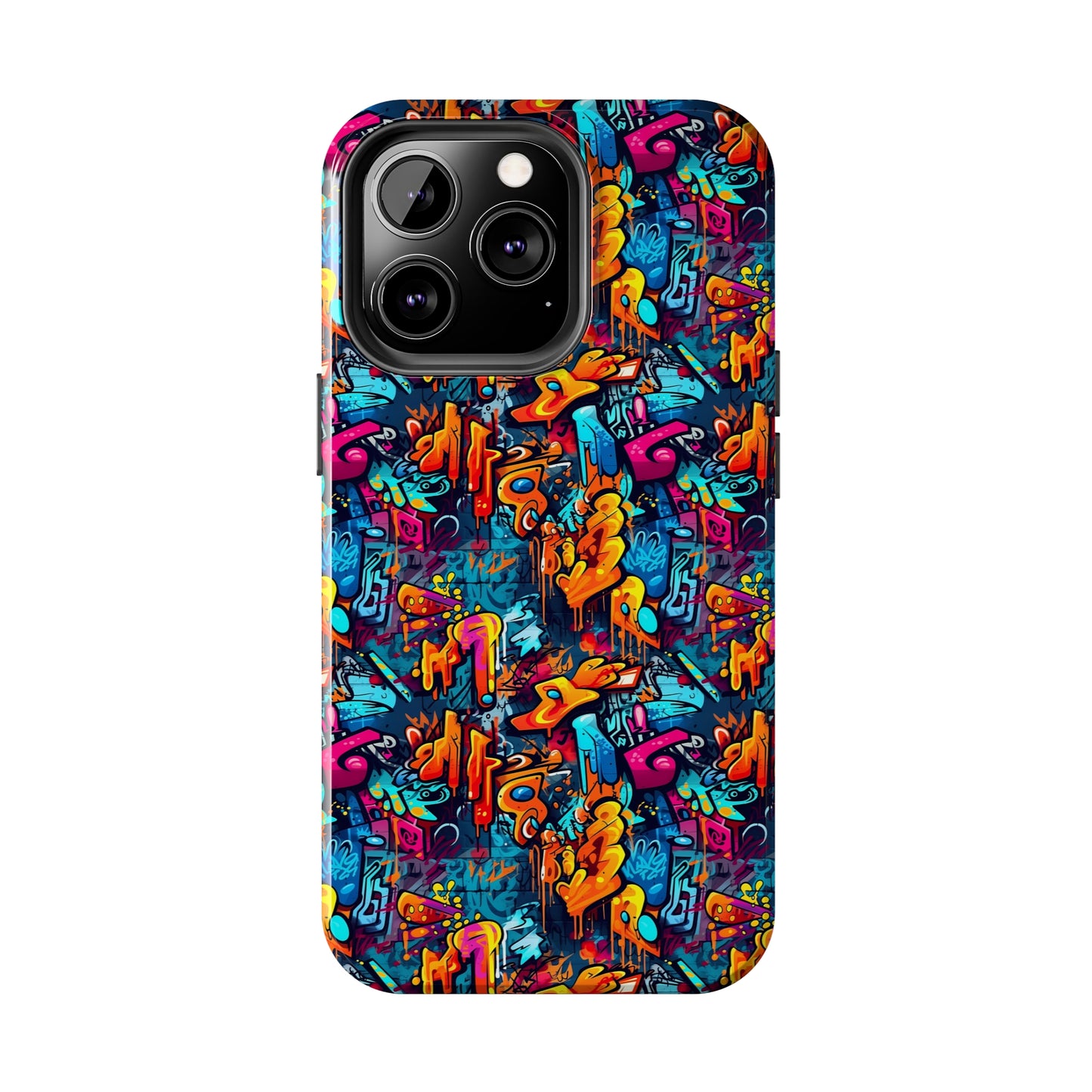 3D Abstract Graffiti Colorful Design Iphone Tough Phone Case