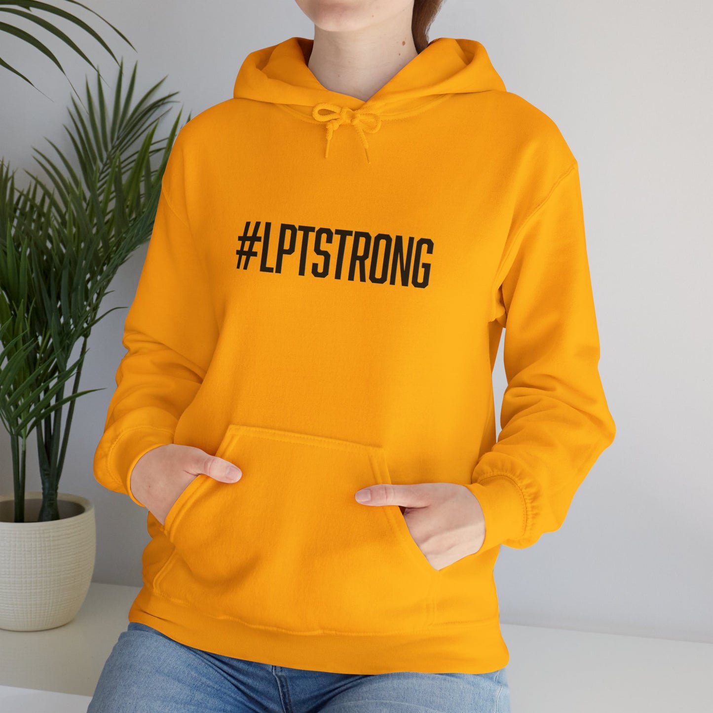 #LPTSTRONG Black Lettering - Hooded Sweatshirt S-5XL