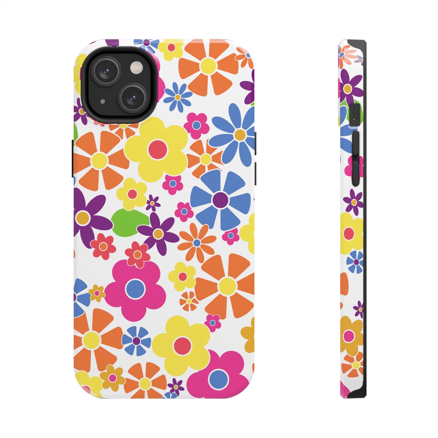 Flower Power Design Iphone Tough Phone Case