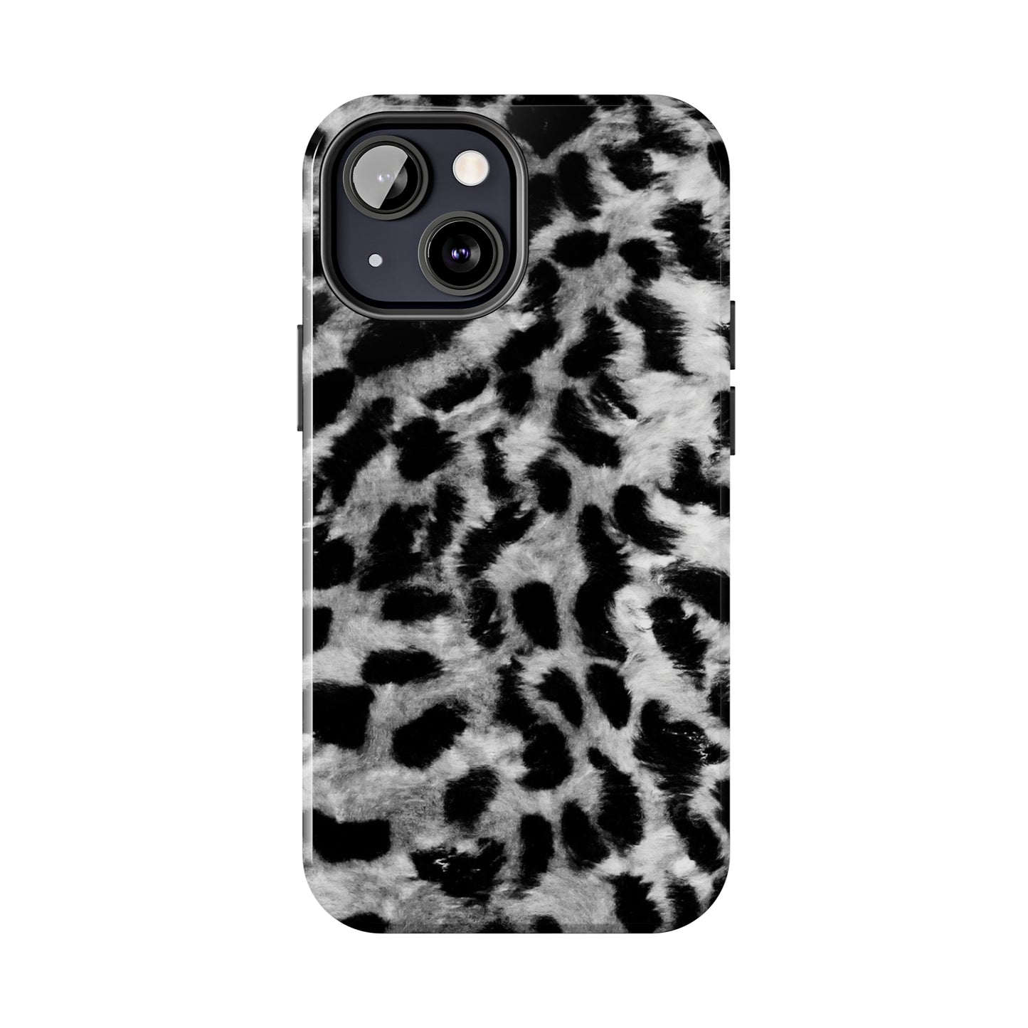 Leopard Fur Print Iphone Tough Phone Case