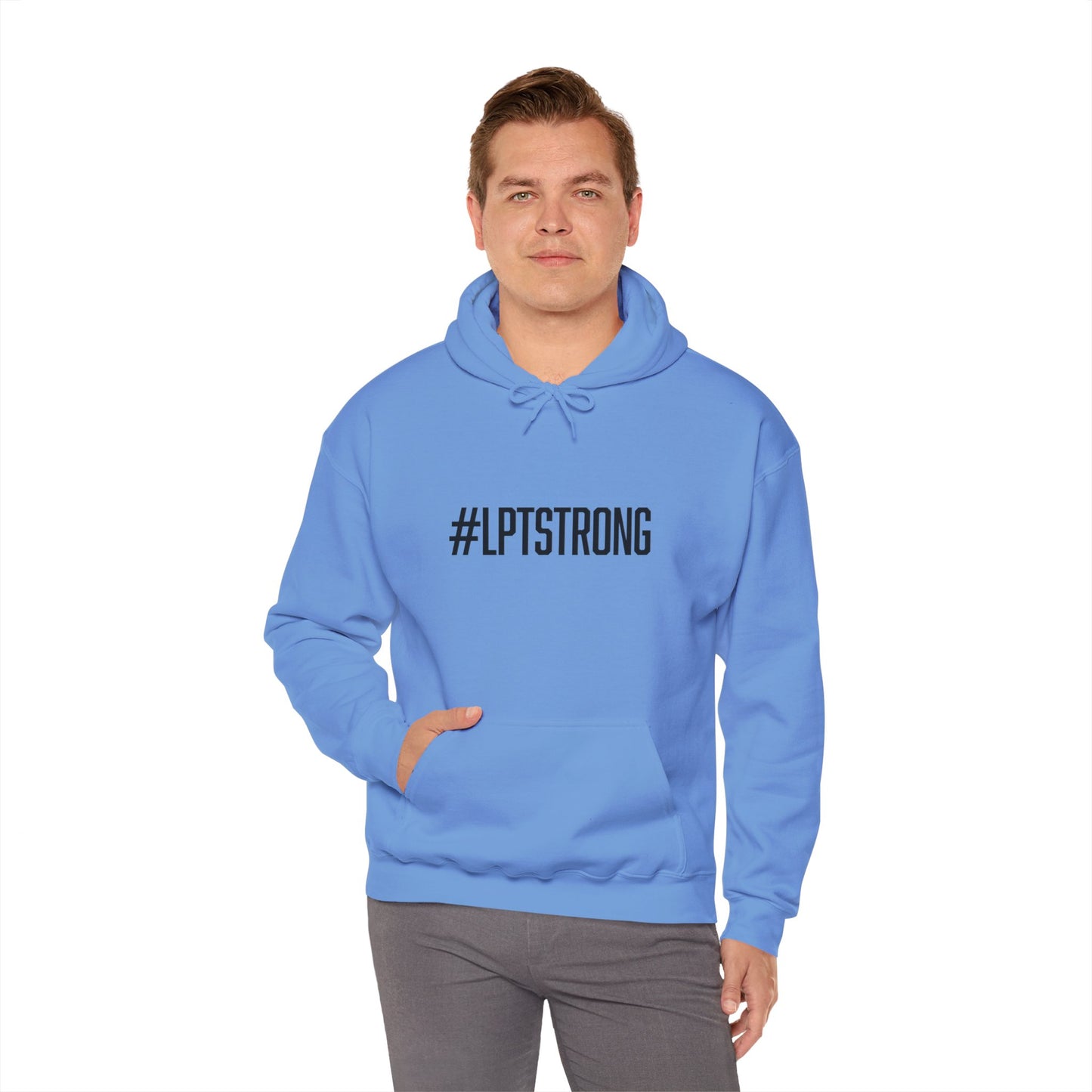 #LPTSTRONG Black Lettering - Hooded Sweatshirt S-5XL