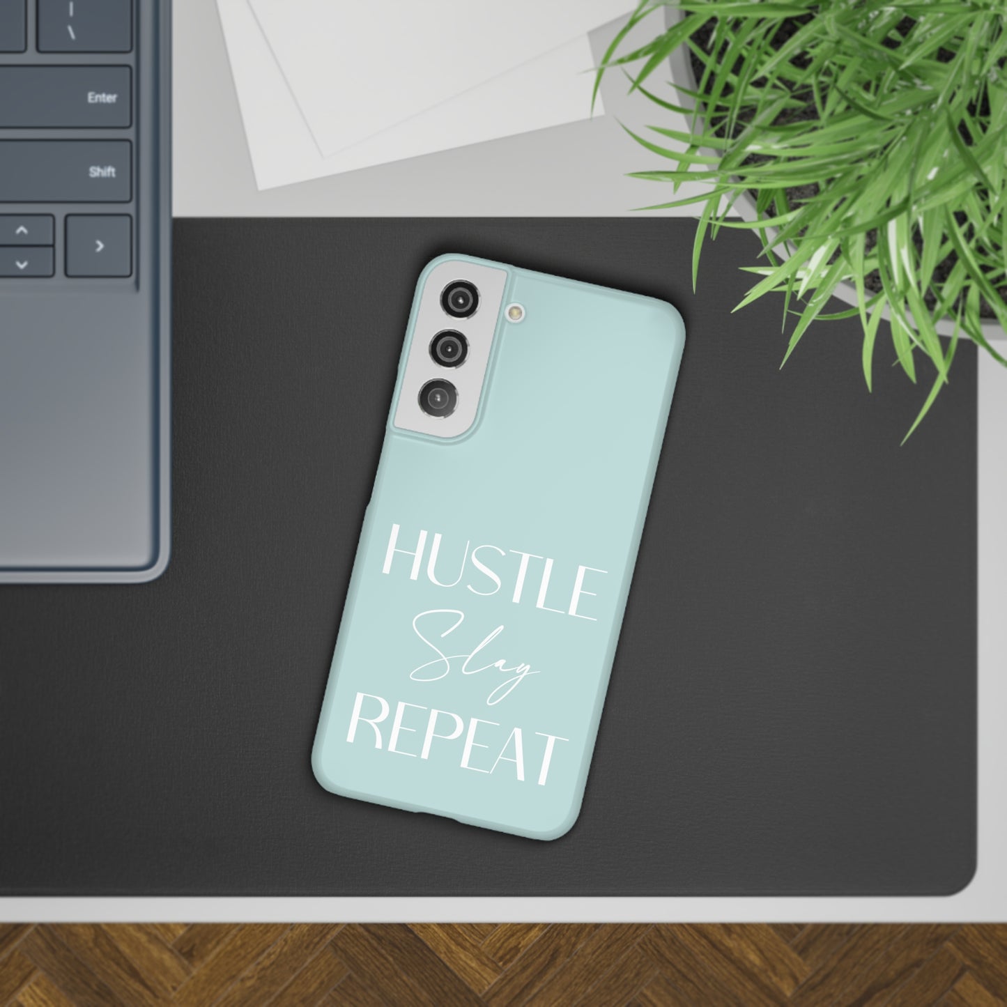 Hustle Slay Repeat - Seaglass Samsung Slim Cases