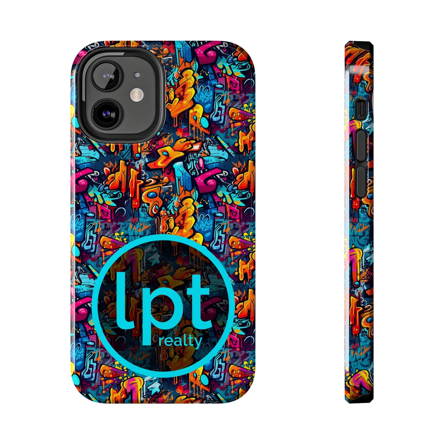 3D Abstract Graffiti Colorful Design Iphone Tough Phone Case