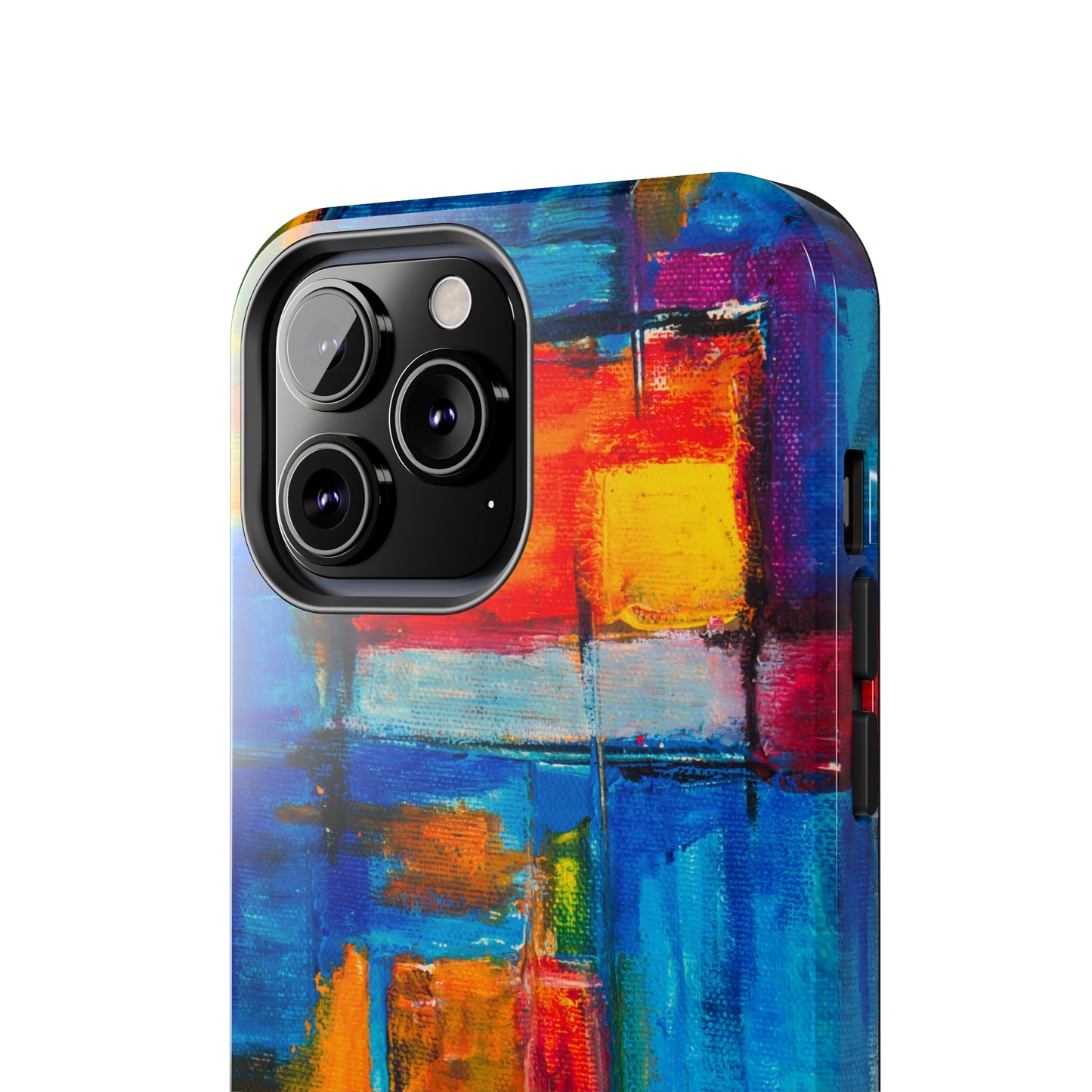 Rainbow Abstract Painting Iphone Tough Phone Case