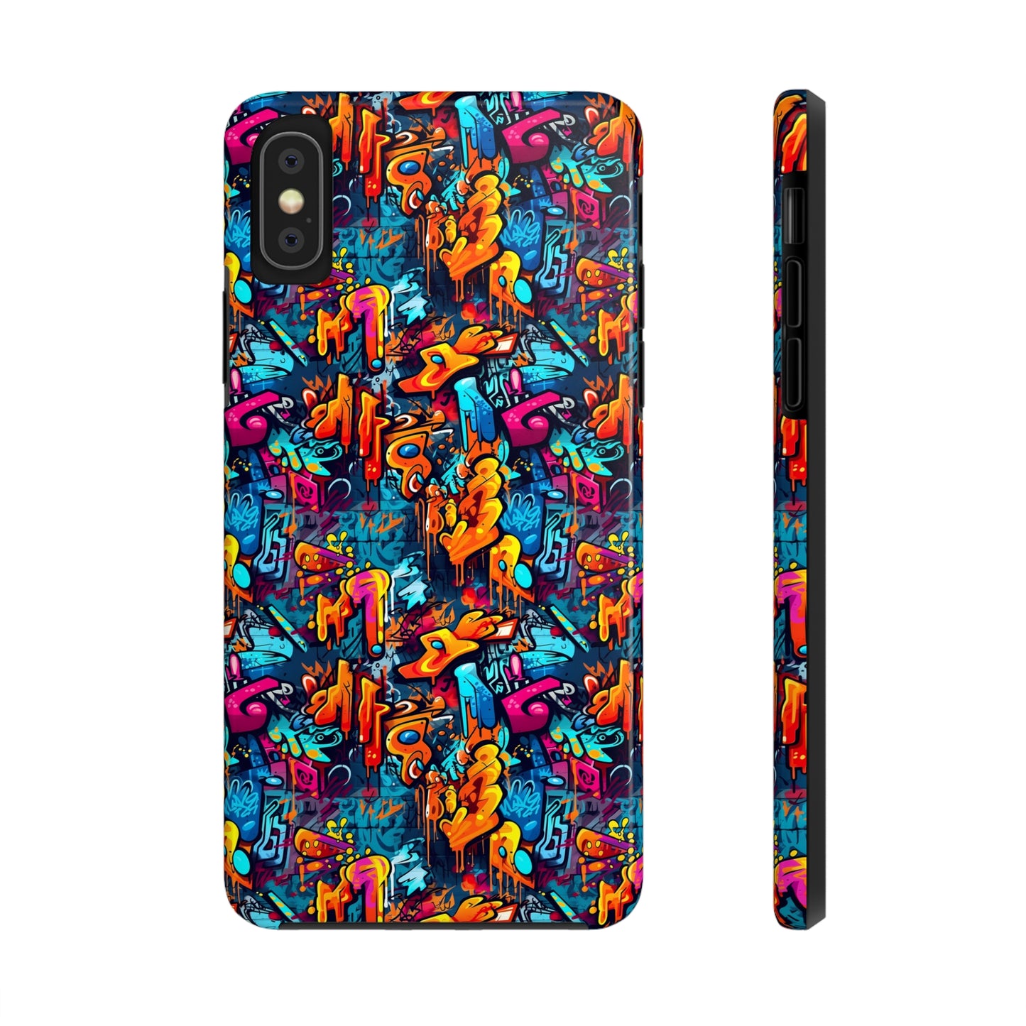 3D Abstract Graffiti Colorful Design Iphone Tough Phone Case