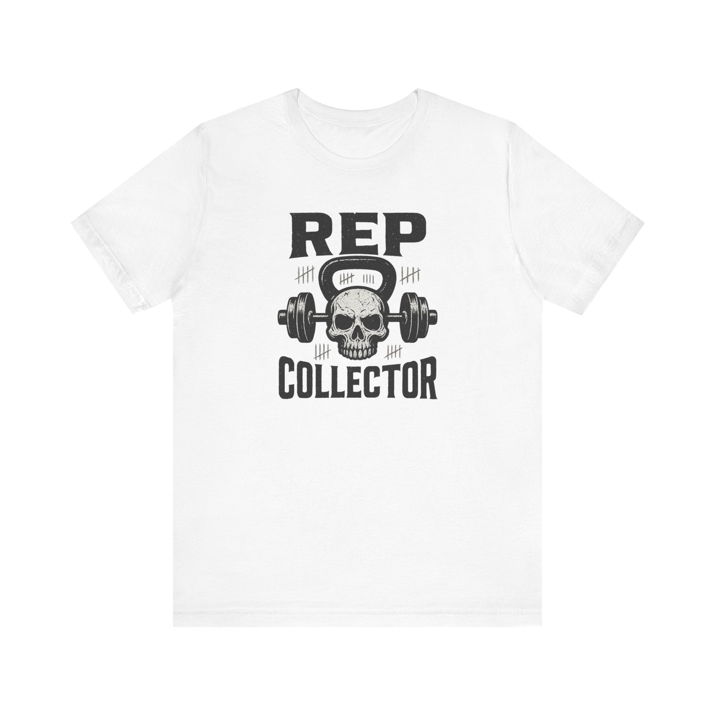 Funny Workout T-Shirt Rep Collector, Workout Classic Unisex Jersey Short Sleeve