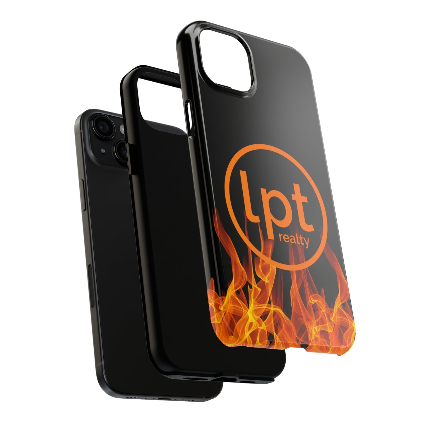 LPT Realty Logo -  Flames of Fire Iphone Tough Phone Case