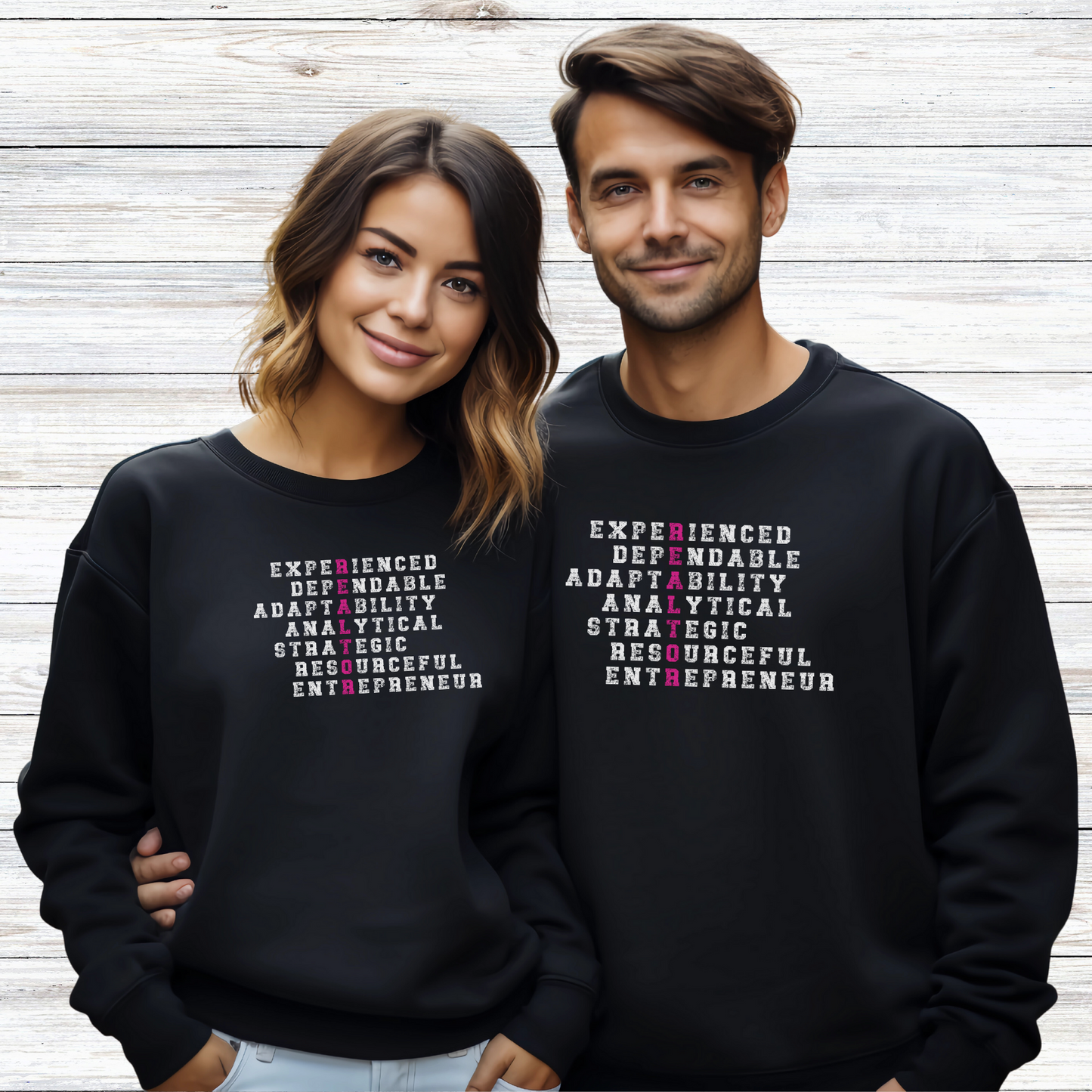 Realtor, Experienced Dependable Adaptability Analytical Strategic Resourceful Entrepreneur  - Crewneck Sweatshirt Unisex S-5XL