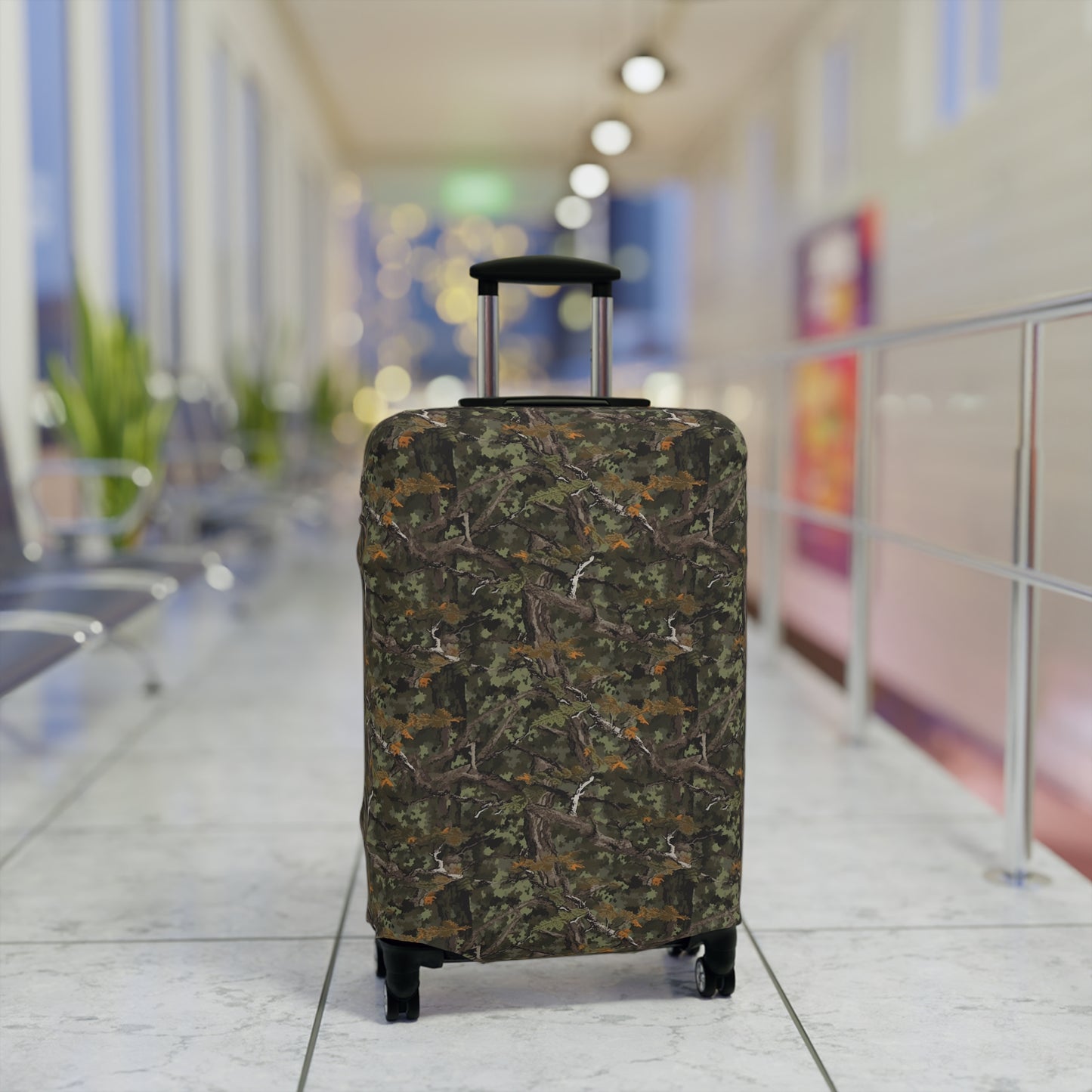 Stealthy Hunter: Hunting Camouflage  - Luggage Protector and Cover 3 Sizes