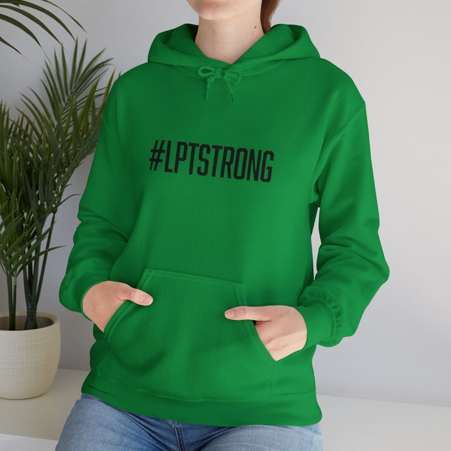 #LPTSTRONG Black Lettering - Hooded Sweatshirt S-5XL