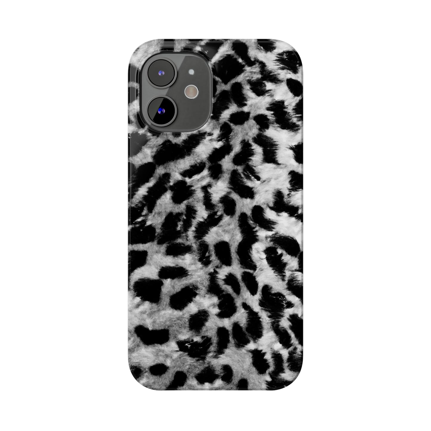 Leopard Fur Print Iphone 15-12 Slim Phone Case