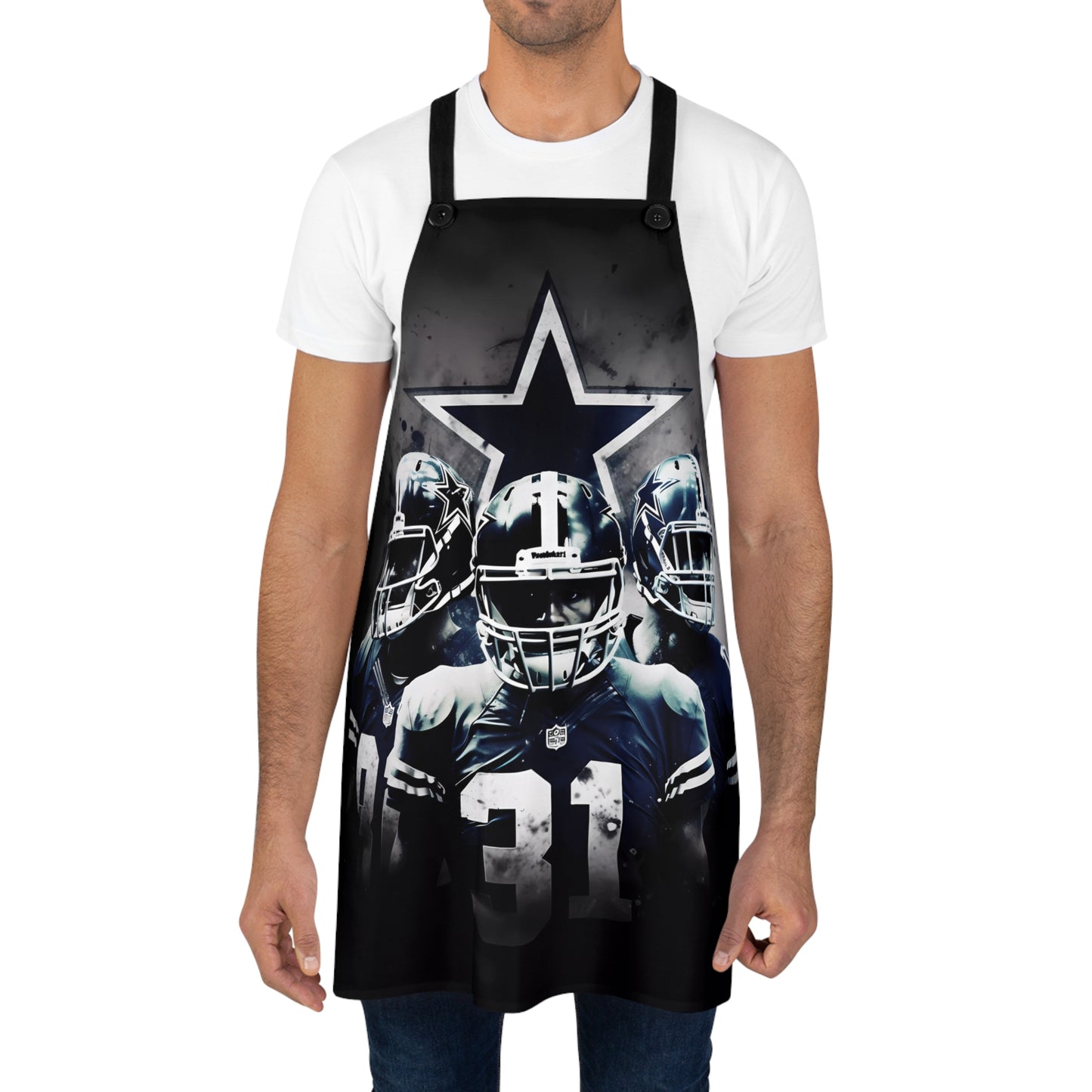 Dallas Cowboys Theme Design - Kitchen Chef Apron