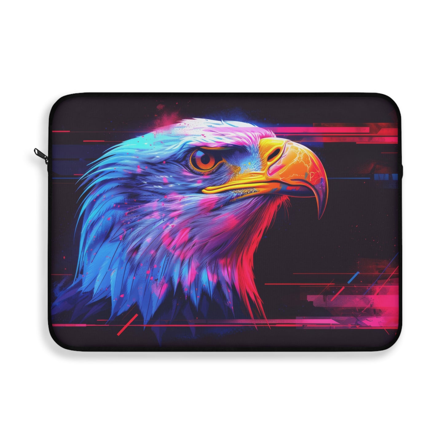 American Eagle in Neon Cyber Vibes Laptop or Ipad Protective Sleeve 3 Sizes Available