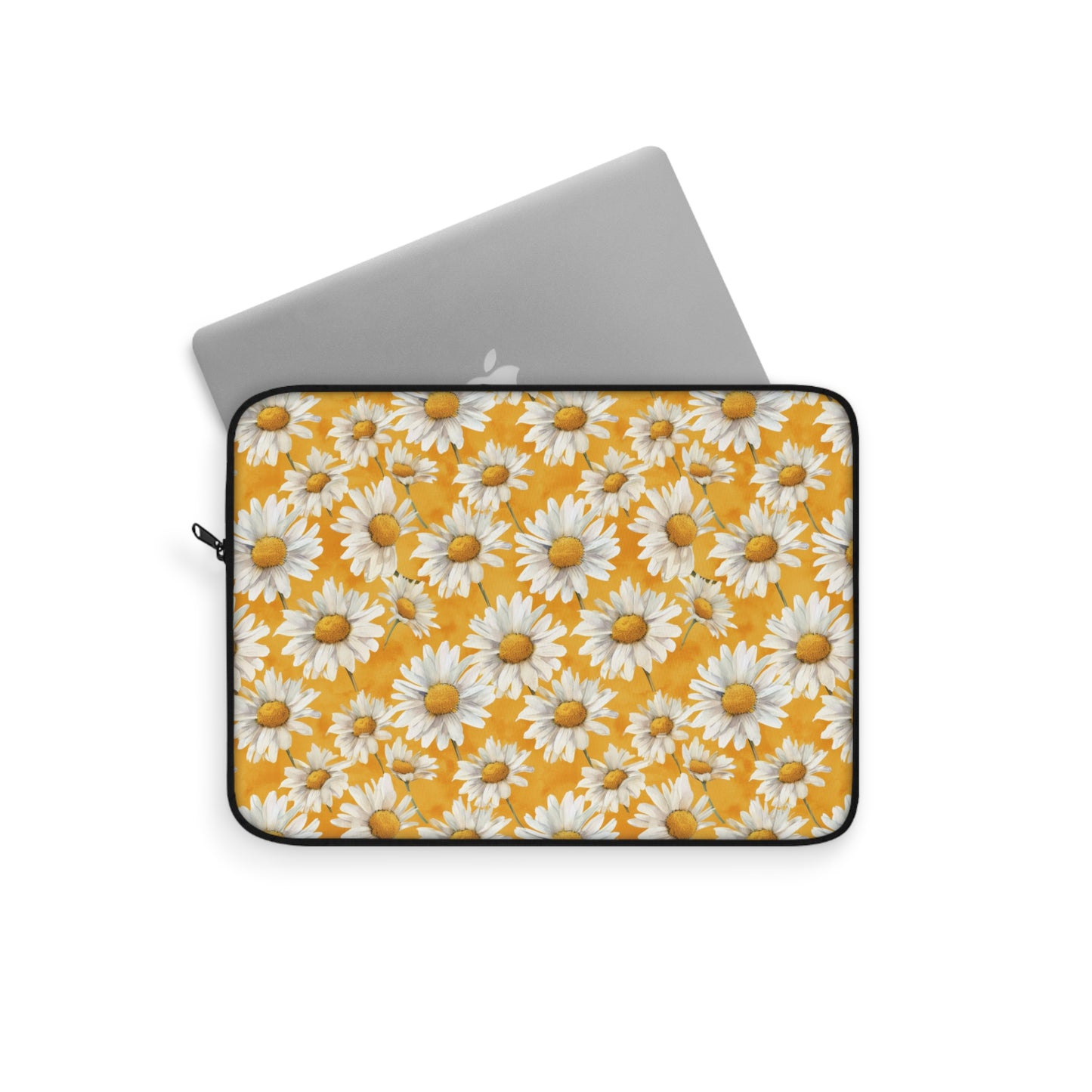 Golden Daisy Field with Vibrant Yellow Floral Design Laptop or Ipad Protective Sleeve 3 Sizes Available