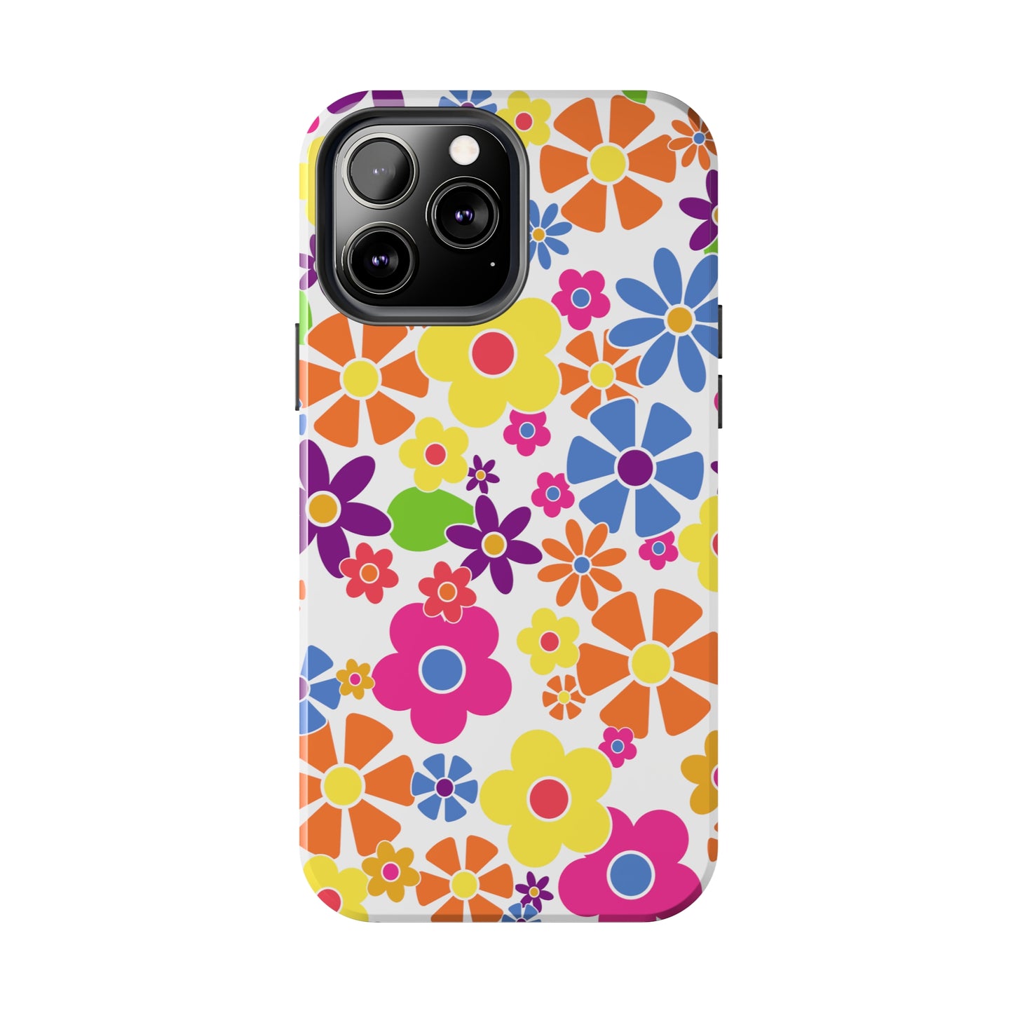 Flower Power Design Iphone Tough Phone Case