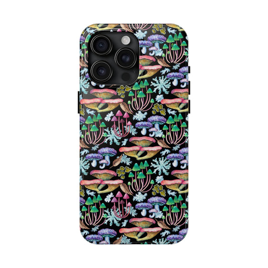 Mushroom Garden Design Iphone Tough Phone Case