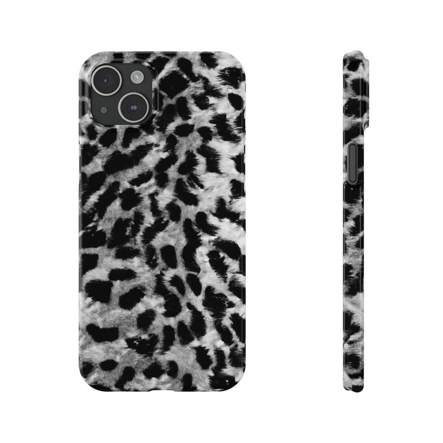 Leopard Fur Print Iphone 15-12 Slim Phone Case