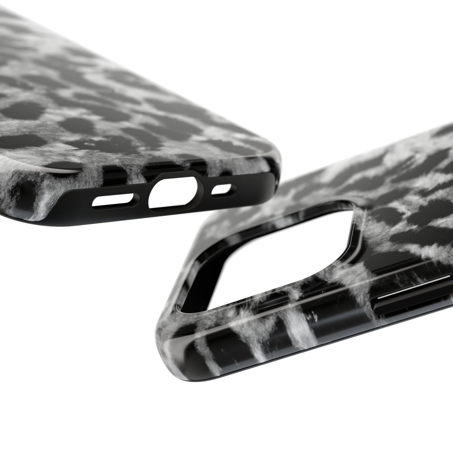 Leopard Fur Print Iphone Tough Phone Case