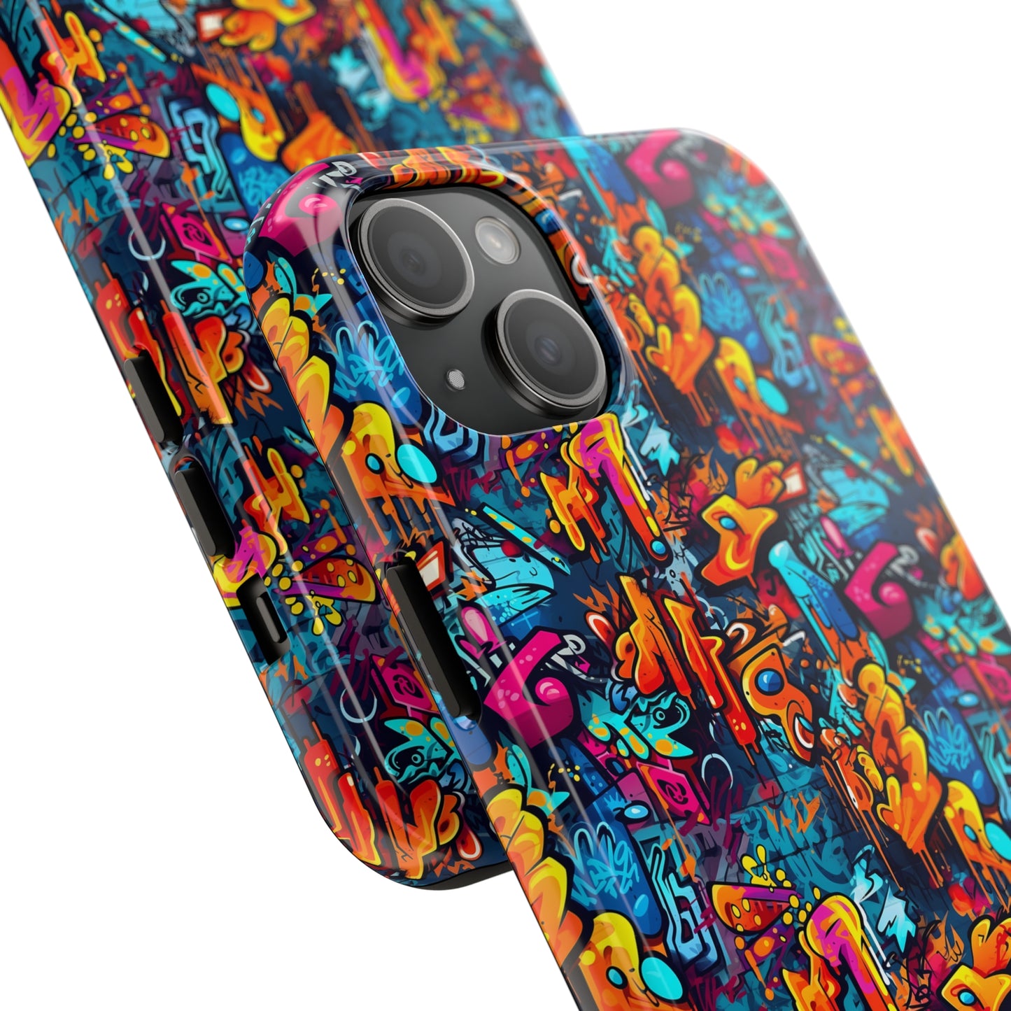 3D Abstract Graffiti Colorful Design Iphone Tough Phone Case