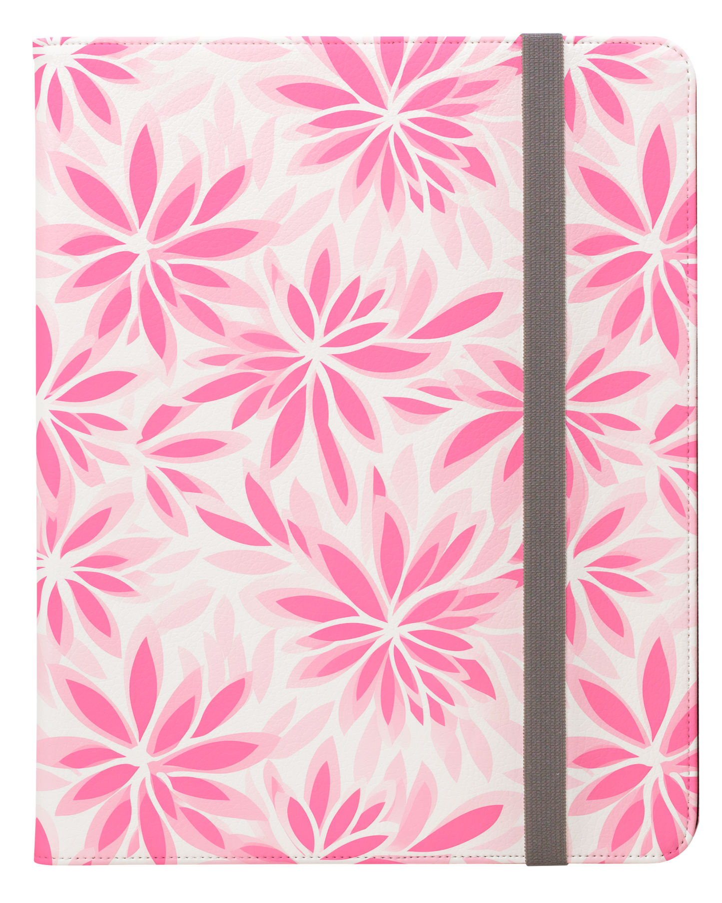 Blush Blooms Soft Pink Floral Pattern Protective iPad Pro 11 & Pro 12.9 Protective Case and Pencil Holder