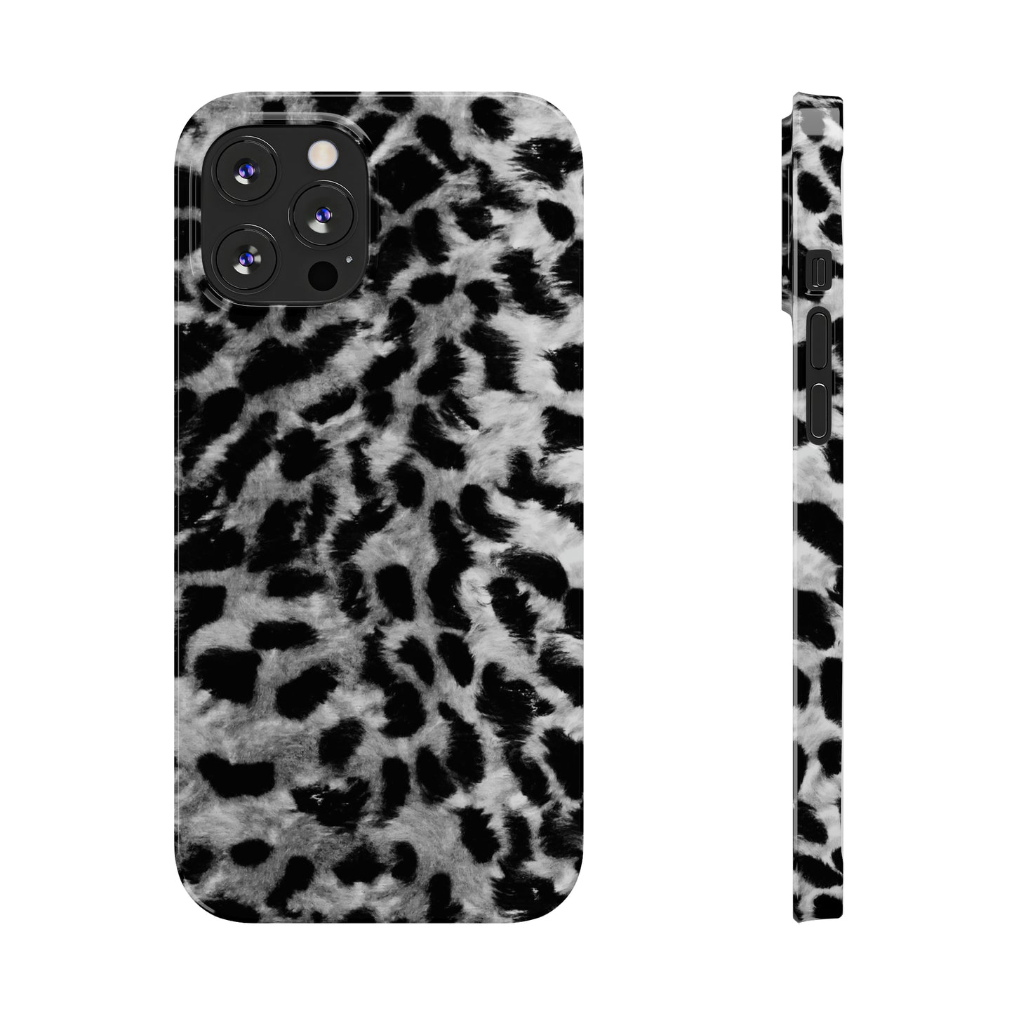 Leopard Fur Print Iphone 15-12 Slim Phone Case