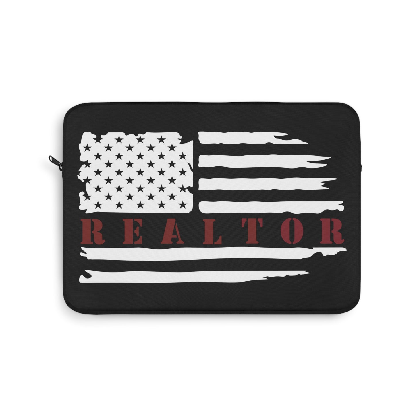 American Flag & Realtor Blue Laptop or Ipad Protective Sleeve 3 Sizes