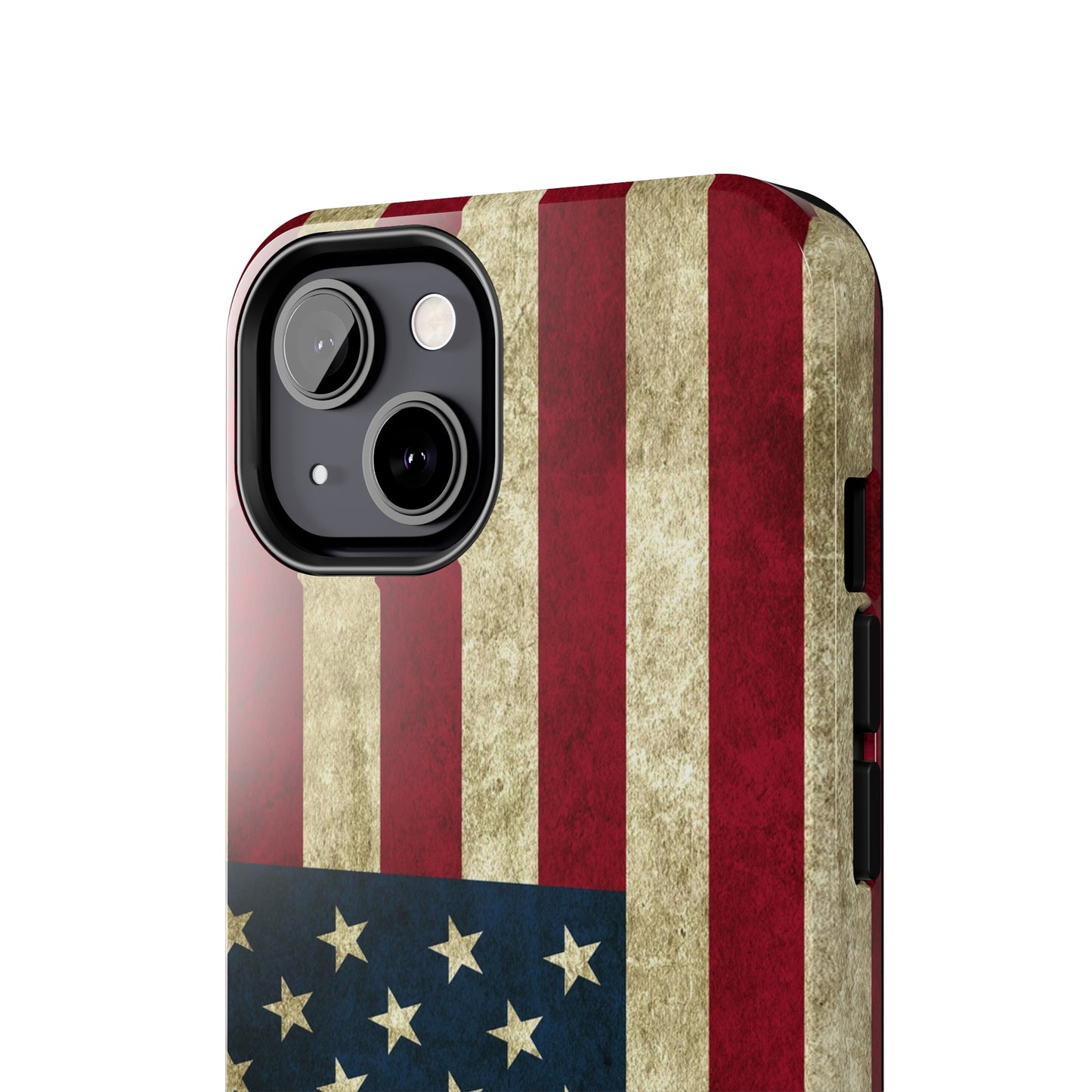 Rugged American Flag Iphone Tough Phone Case