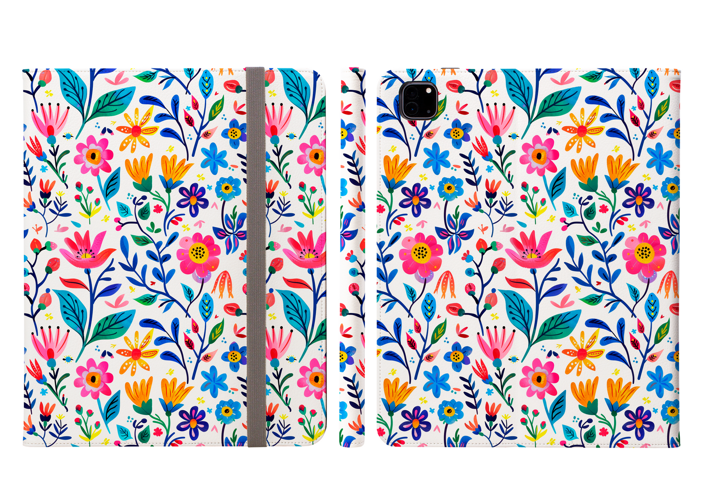 Blossoming Beauties: Charming Floral Blooms to Welcome Spring Protective iPad Pro 11 & Pro 12.9 Protective Case and Pencil Holder