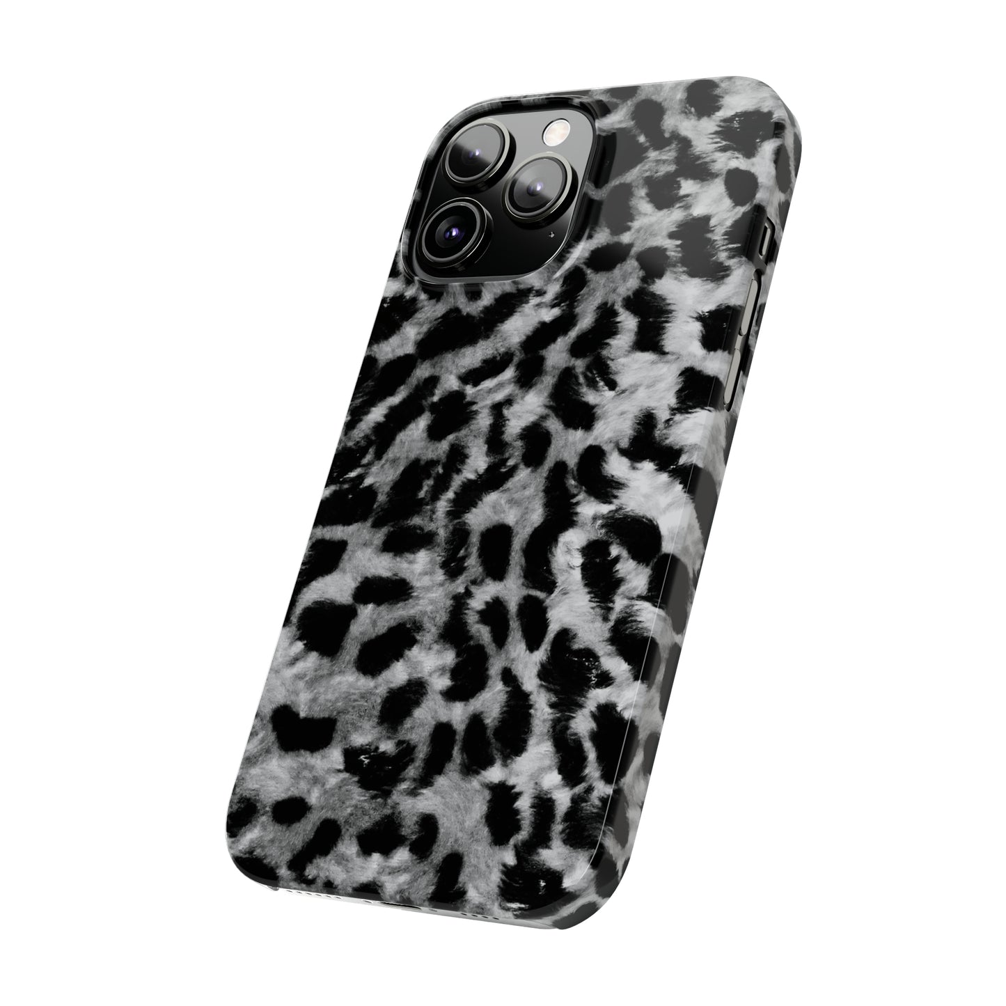 Leopard Fur Print Iphone 15-12 Slim Phone Case