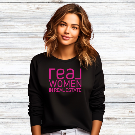 REAL Women in Real Estate Crewneck Sweatshirt Unisex