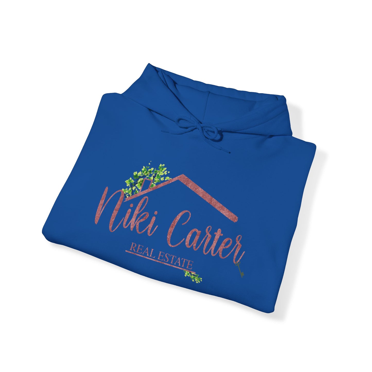 Niki Carter Blush Sparkle Logo -  Hooded Sweatshirt S - 5XL